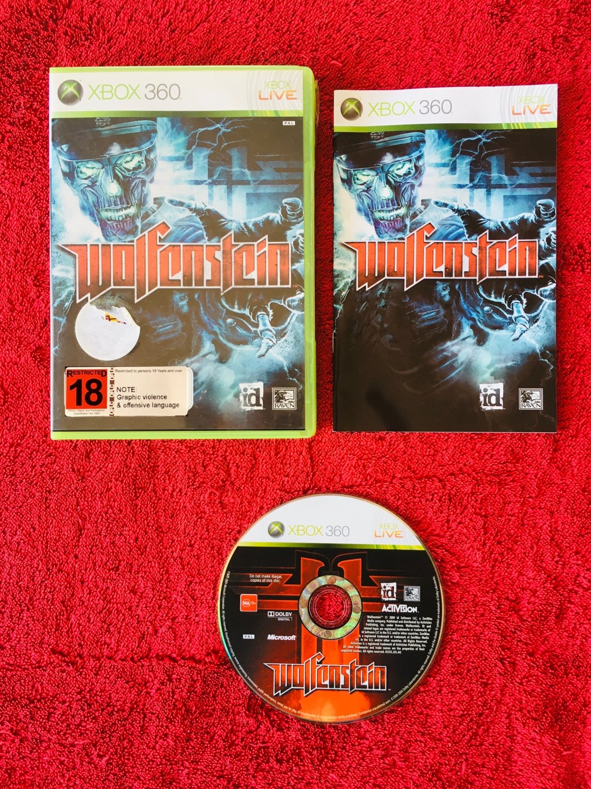 Wolfenstein - XBOX360 Game - Xbox 360, Games, Shooter - Level Up Gaming NZ