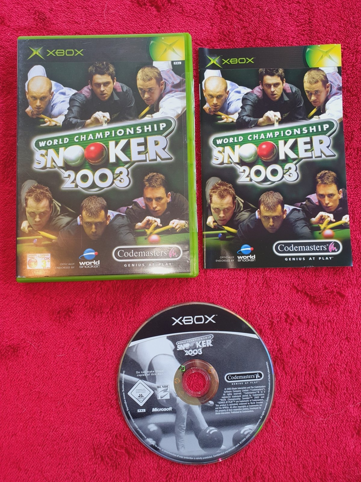 World Championship Snooker 2003 - Xbox Game - Xbox, Games, Sports - Level Up Gaming NZ