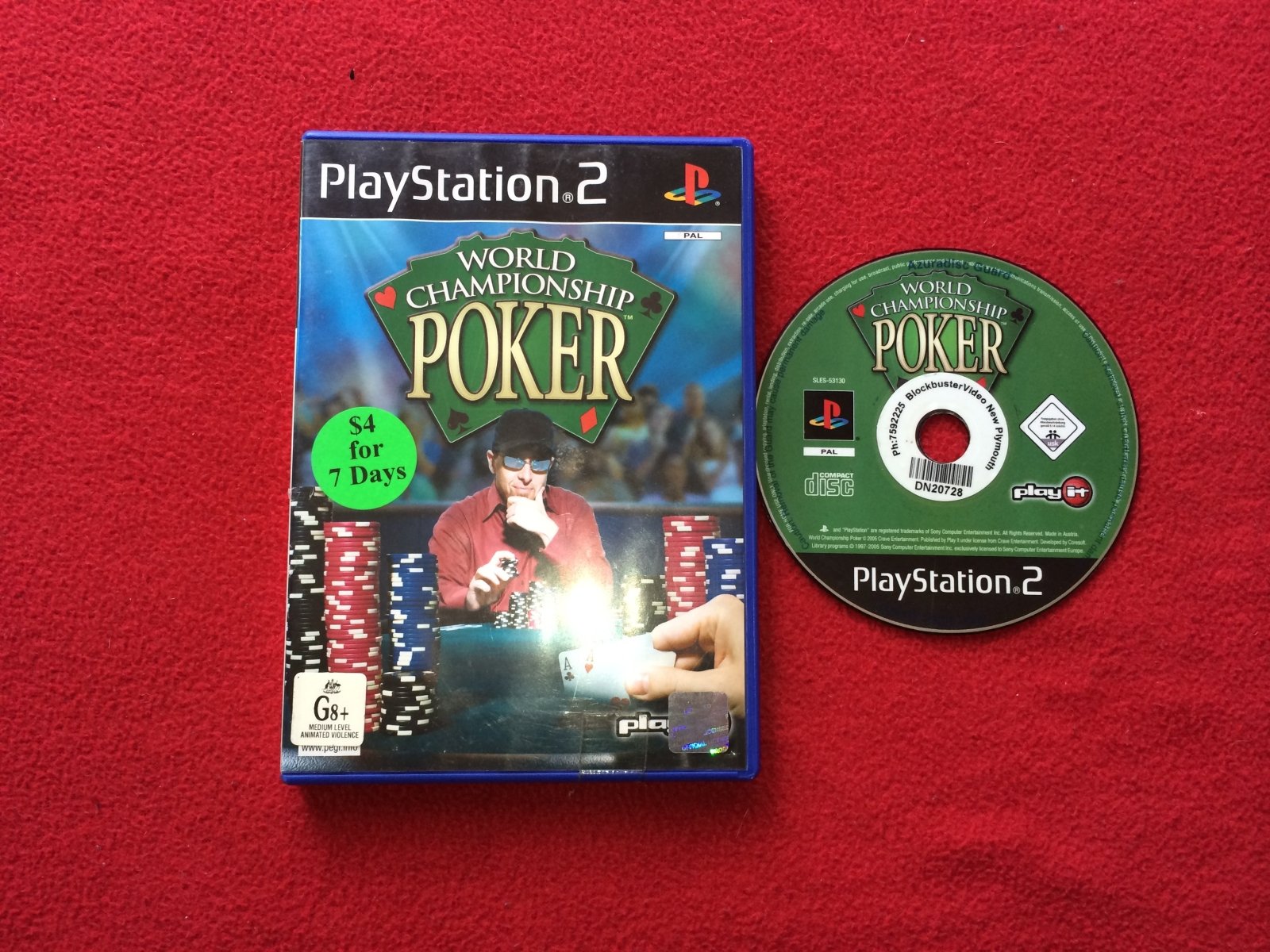 World Championship Poker - PS2 Game - PlayStation 2, Games, Simulation - Level Up Gaming NZ