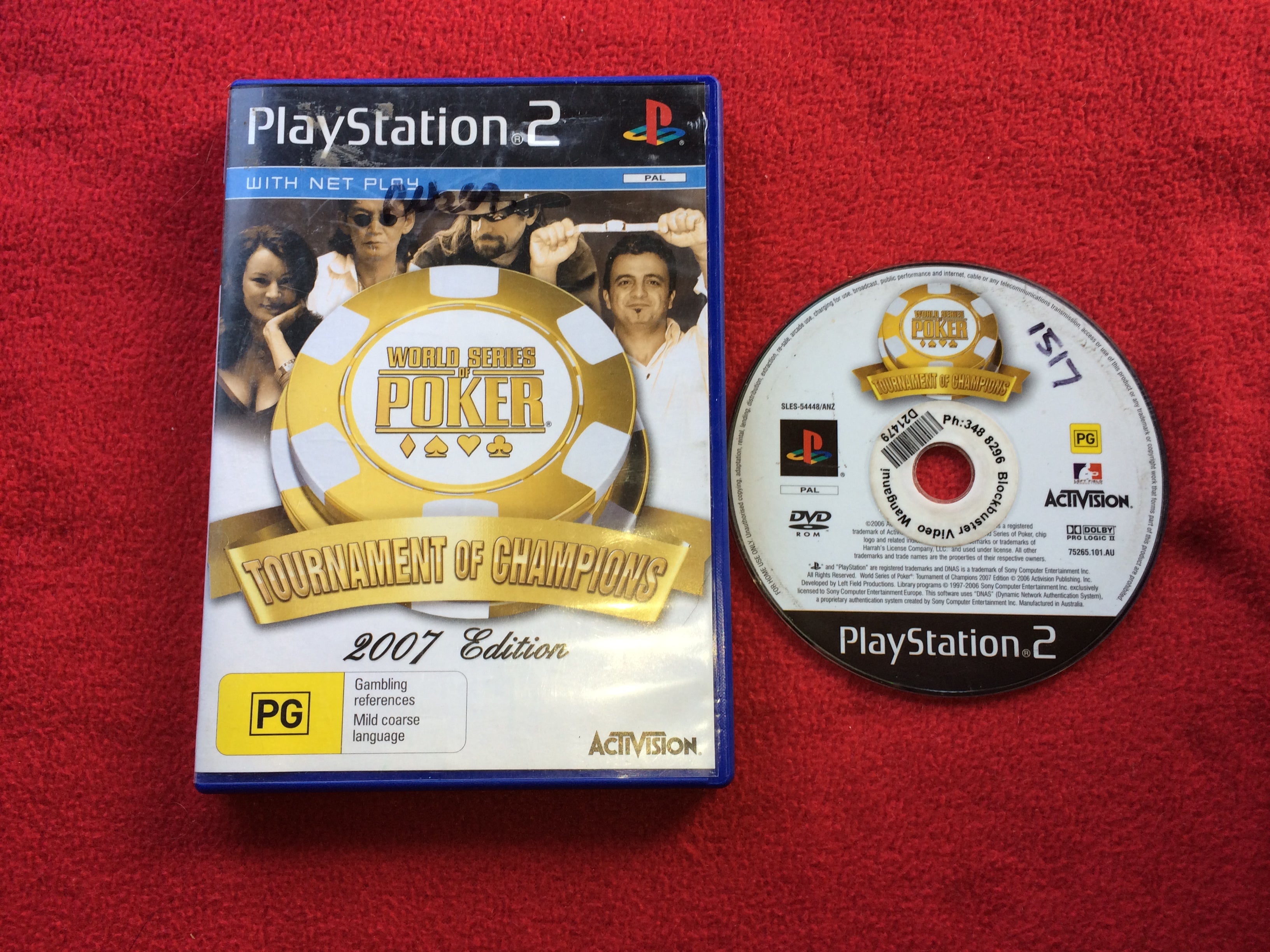 World Series of Poker: Tournament of Champions - PS2 Game - PlayStation 2, Games, Simulation - Level Up Gaming NZ