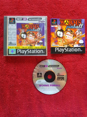 Worms Pinball - PS1 Game