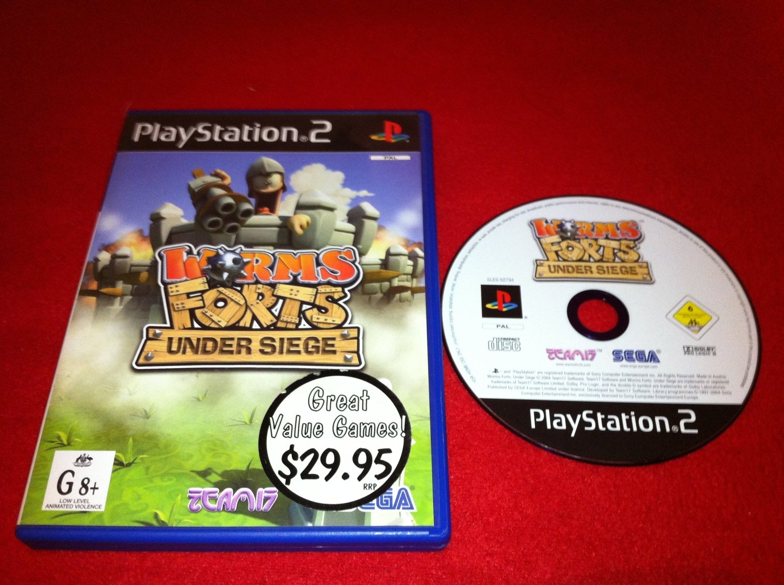 Worms Forts Under Siege - PS2 Game - PlayStation 2, Games, Strategy and puzzle - Level Up Gaming NZ