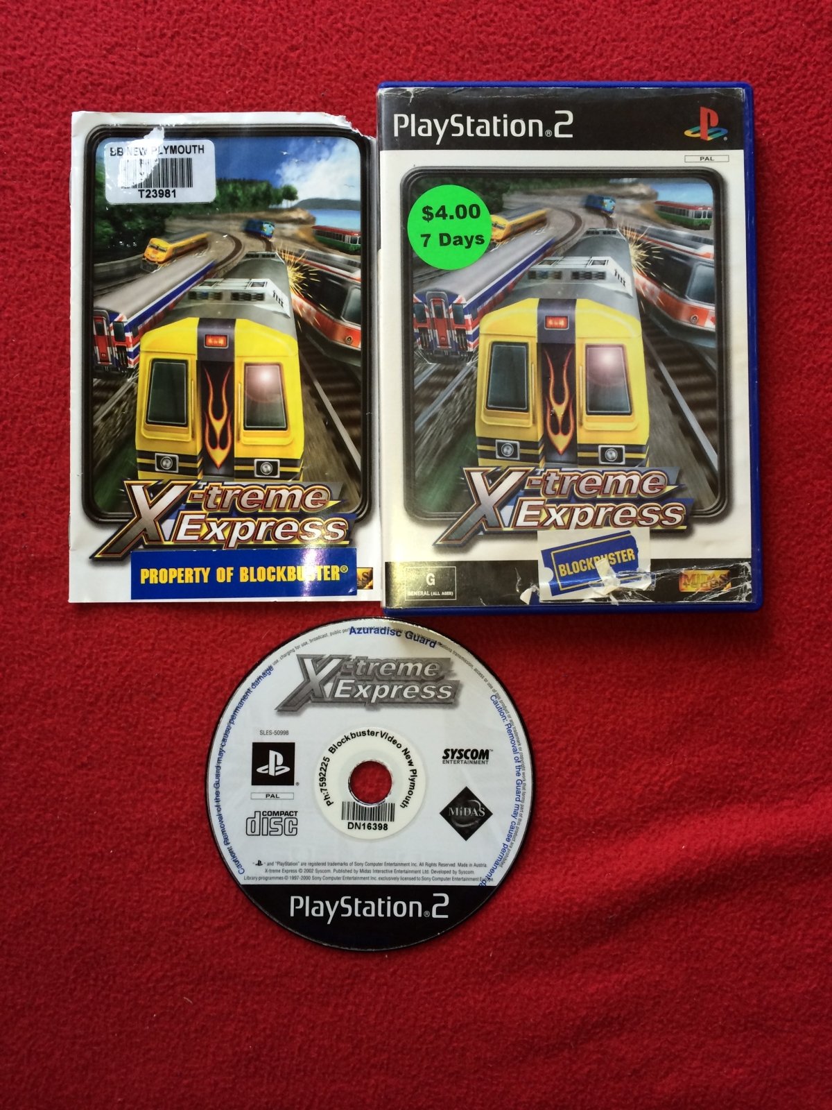 Xtreme Express - TRAIN RACING PS2 Game - PlayStation 2, Games, Driving and racing - Level Up Gaming NZ