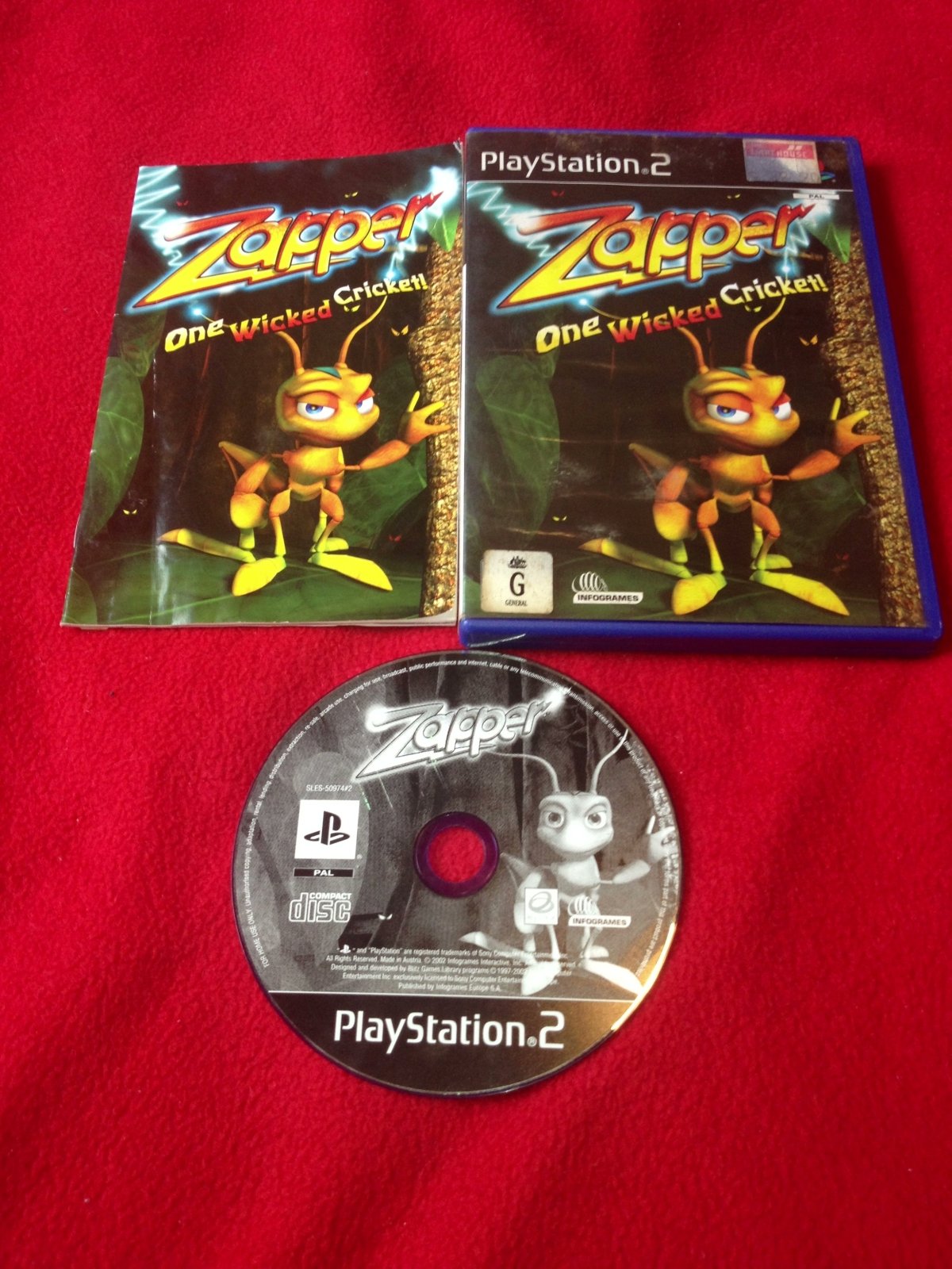 Zapper: One Wicked Cricket - PS2 Game - PlayStation 2, Games, Action and adventure - Level Up Gaming NZ