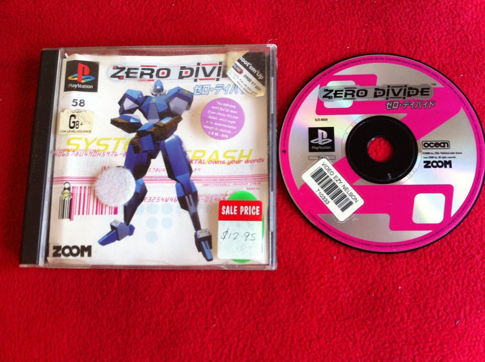 Zero Divide - PS1 Game - PlayStation, Games, Fighting - Level Up Gaming NZ
