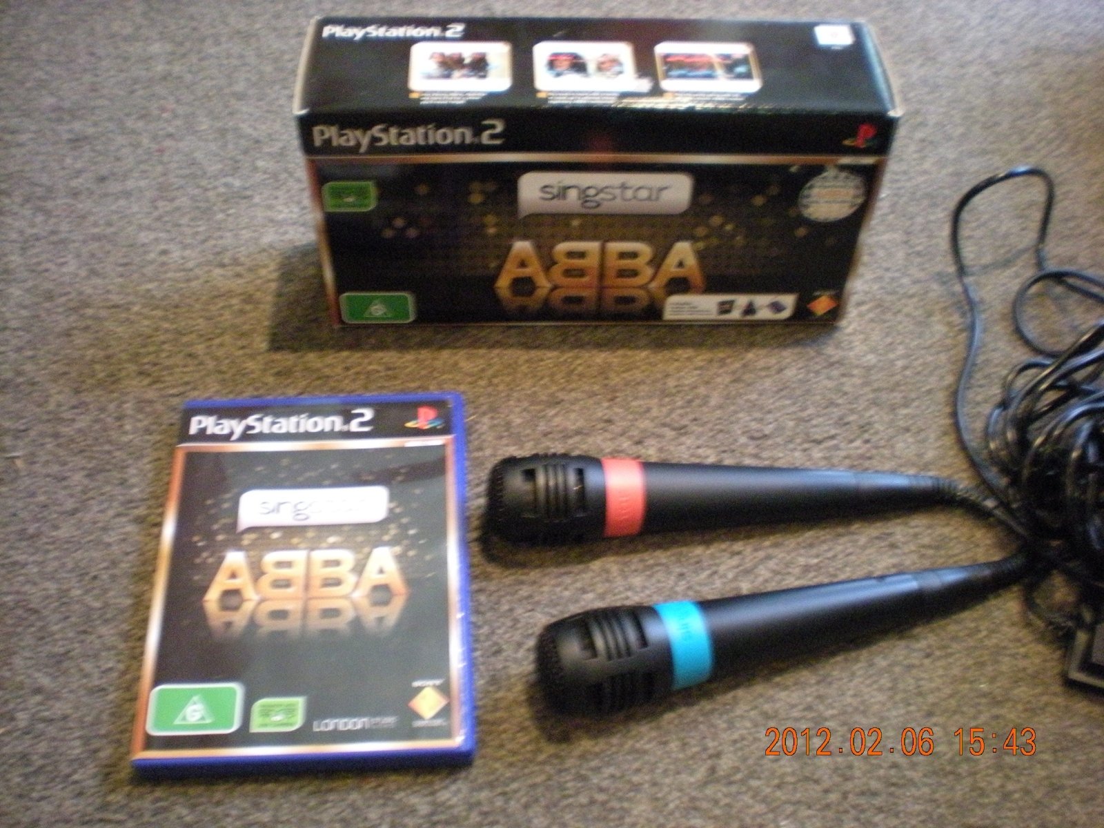 SingStar ABBA WITH MICROPHONES - PS2 Game - PlayStation 2, Games, Music and party - Level Up Gaming NZ