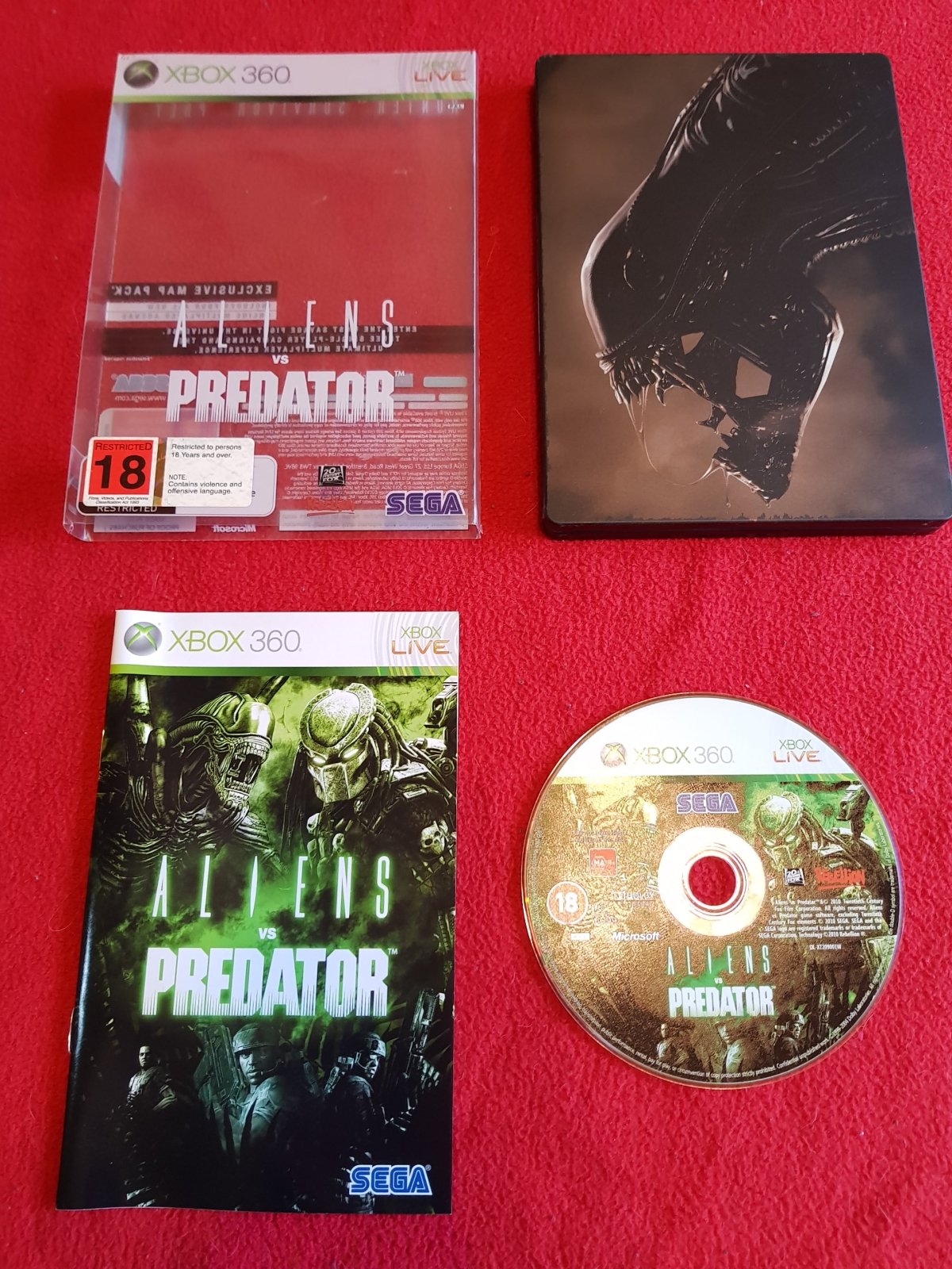 Aliens vs. Predator - STEEL CASE XBOX360 Game - Xbox 360, Games, Action and adventure - Level Up Gaming NZ