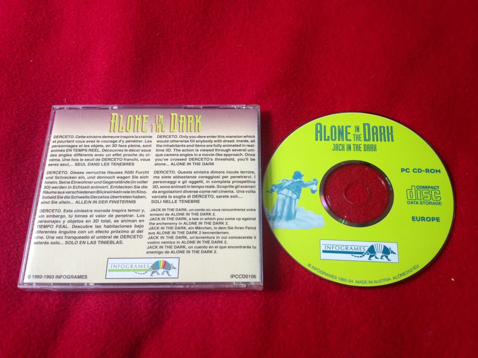 Alone in the Dark - RARE '92 PC Game - PC games, Action and adventure - Level Up Gaming NZ