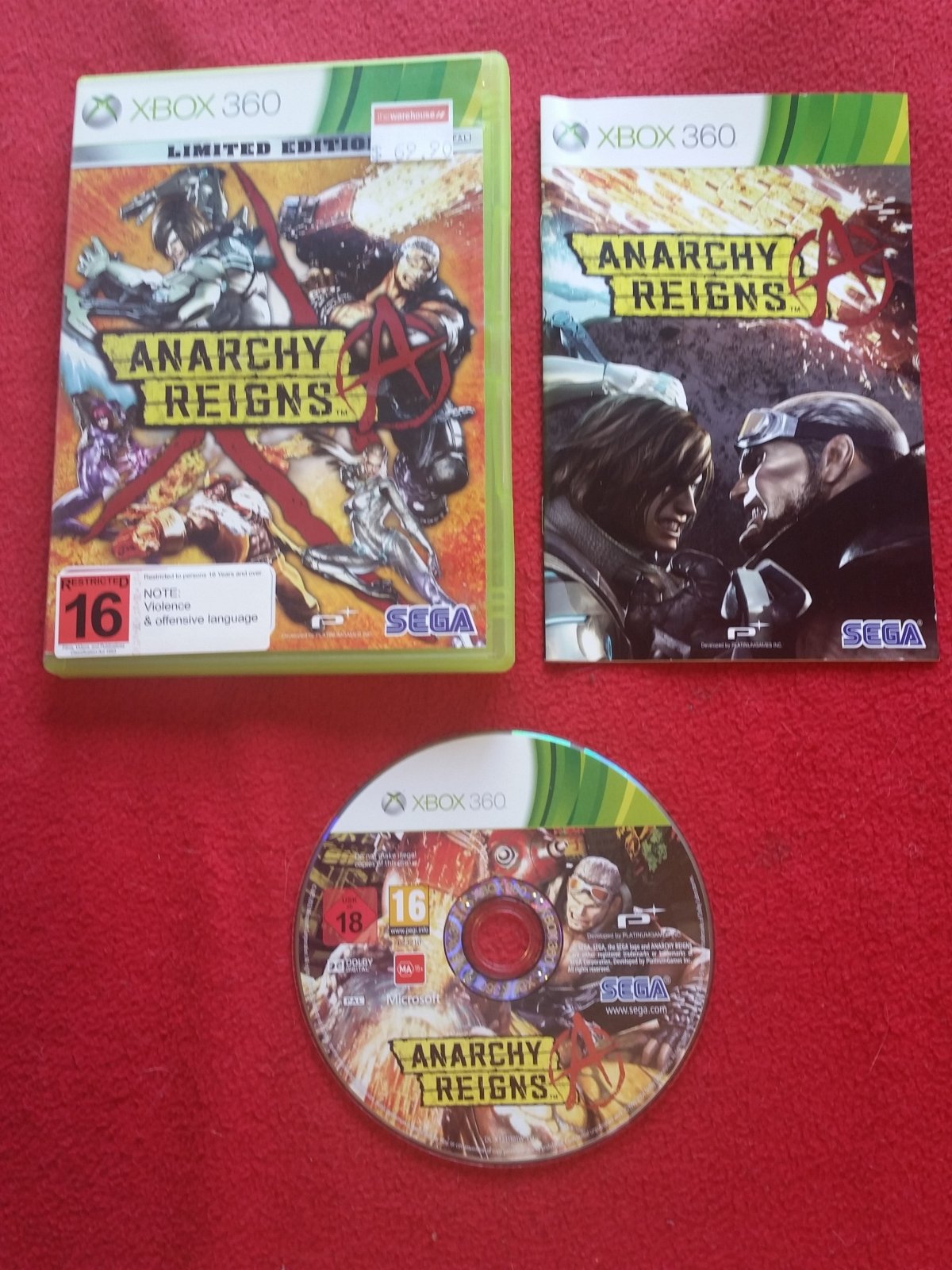 Anarchy Reigns - Limited Edition - XBOX360 Game - Xbox 360, Games, Fighting - Level Up Gaming NZ
