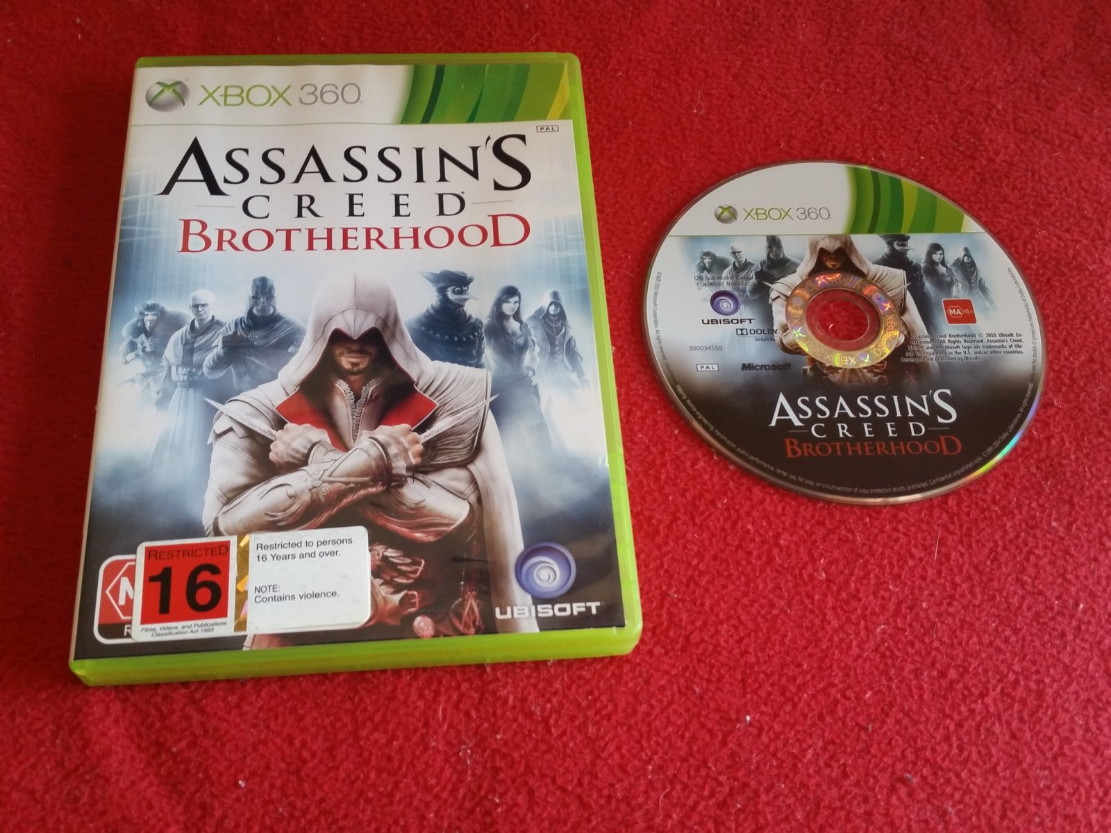 Assassins Creed Brotherhood - XBOX360 Game - Xbox 360, Games, Action and adventure - Level Up Gaming NZ