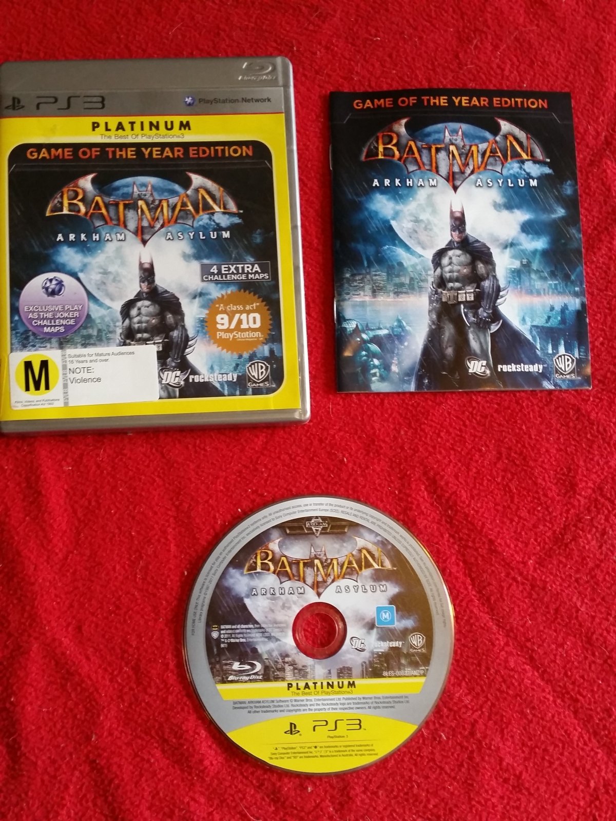 Batman Arkham Asylum - Game of the Year! - PS3 Game - PlayStation 3, Games, Action and adventure - Level Up Gaming NZ