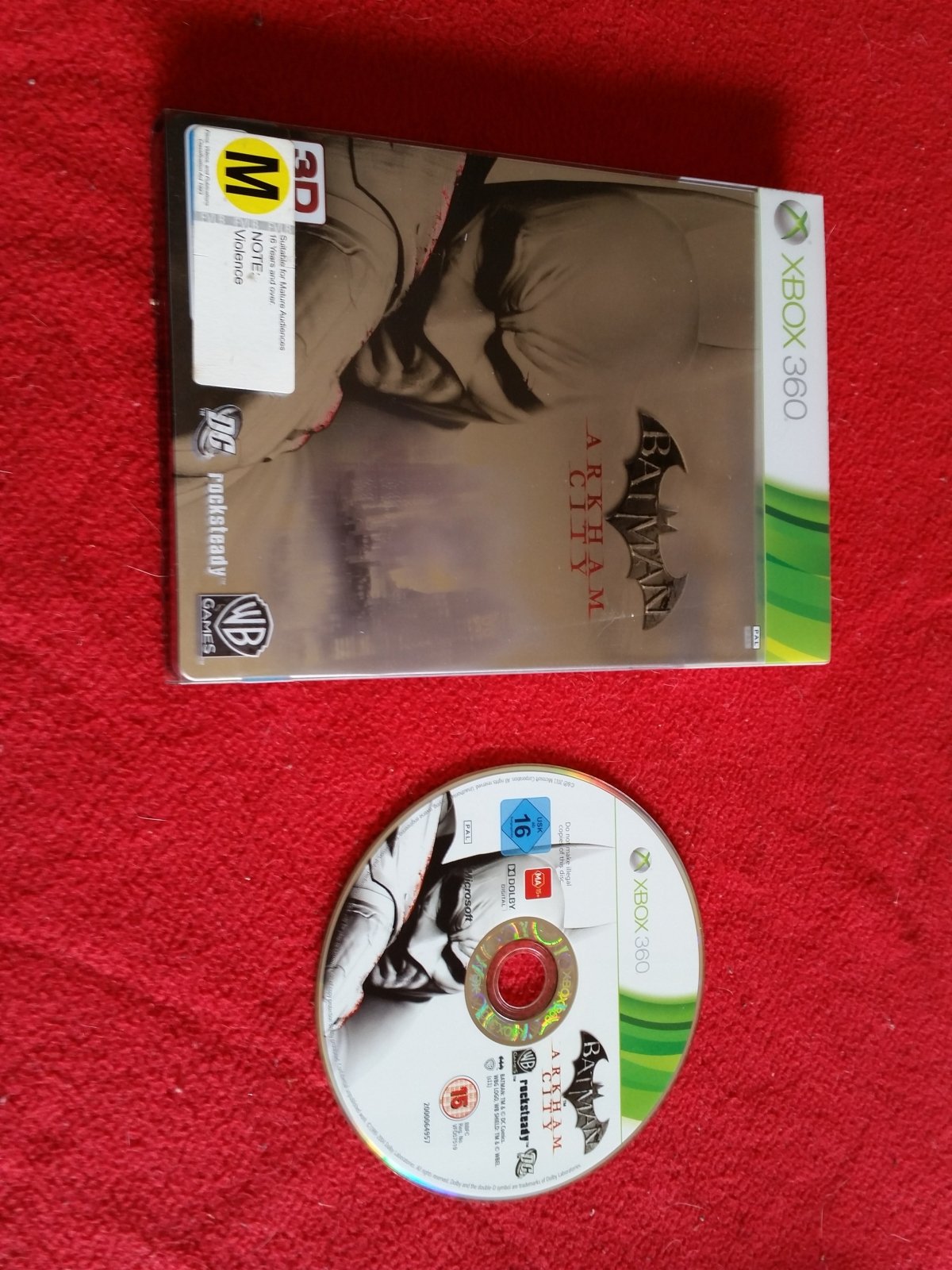 Batman: Arkham City - 9/10! XBOX360 Game MetalCase - Xbox 360, Games, Action and adventure - Level Up Gaming NZ