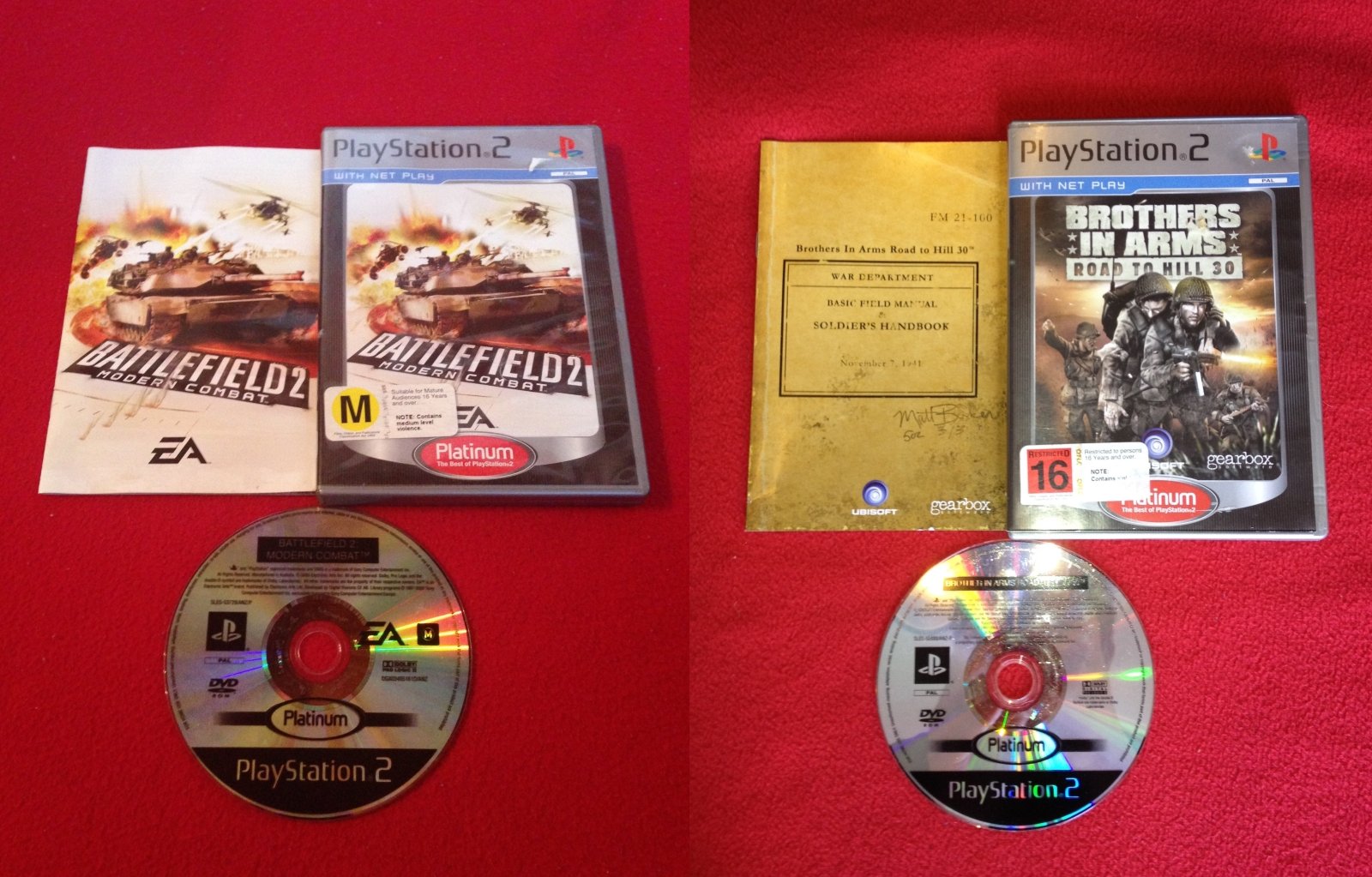 Battlefield 2 AND Brothers in Arms - PS2 Games - PlayStation 2, Games, Shooter - Level Up Gaming NZ