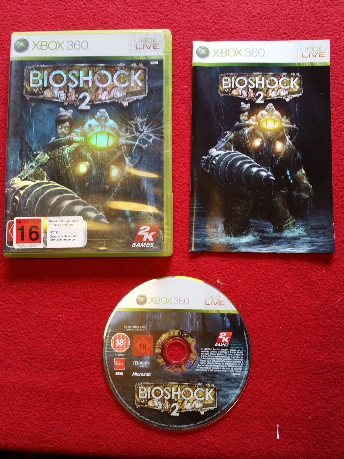 BioShock 2 - 8.5/10! XBOX360 Game - Xbox 360, Games, Shooter - Level Up Gaming NZ
