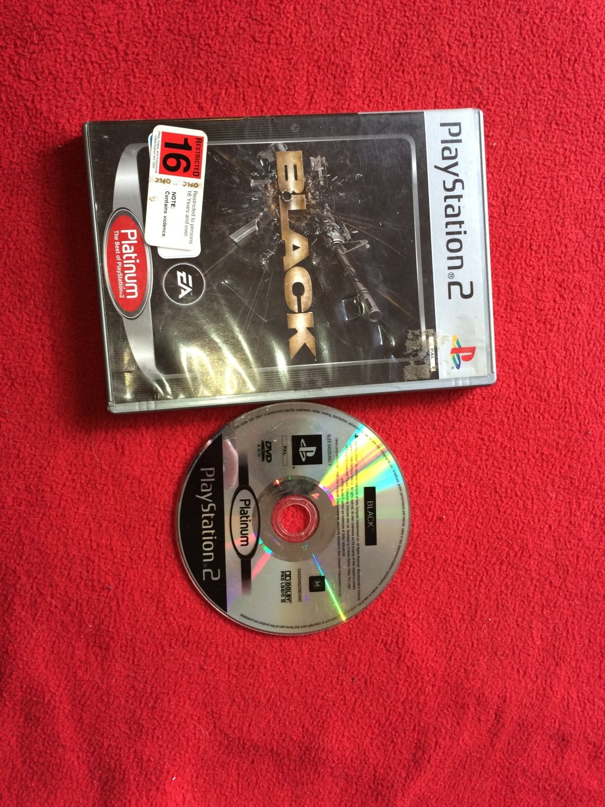 Black - PS2 Game - PlayStation 2, Games, Shooter - Level Up Gaming NZ