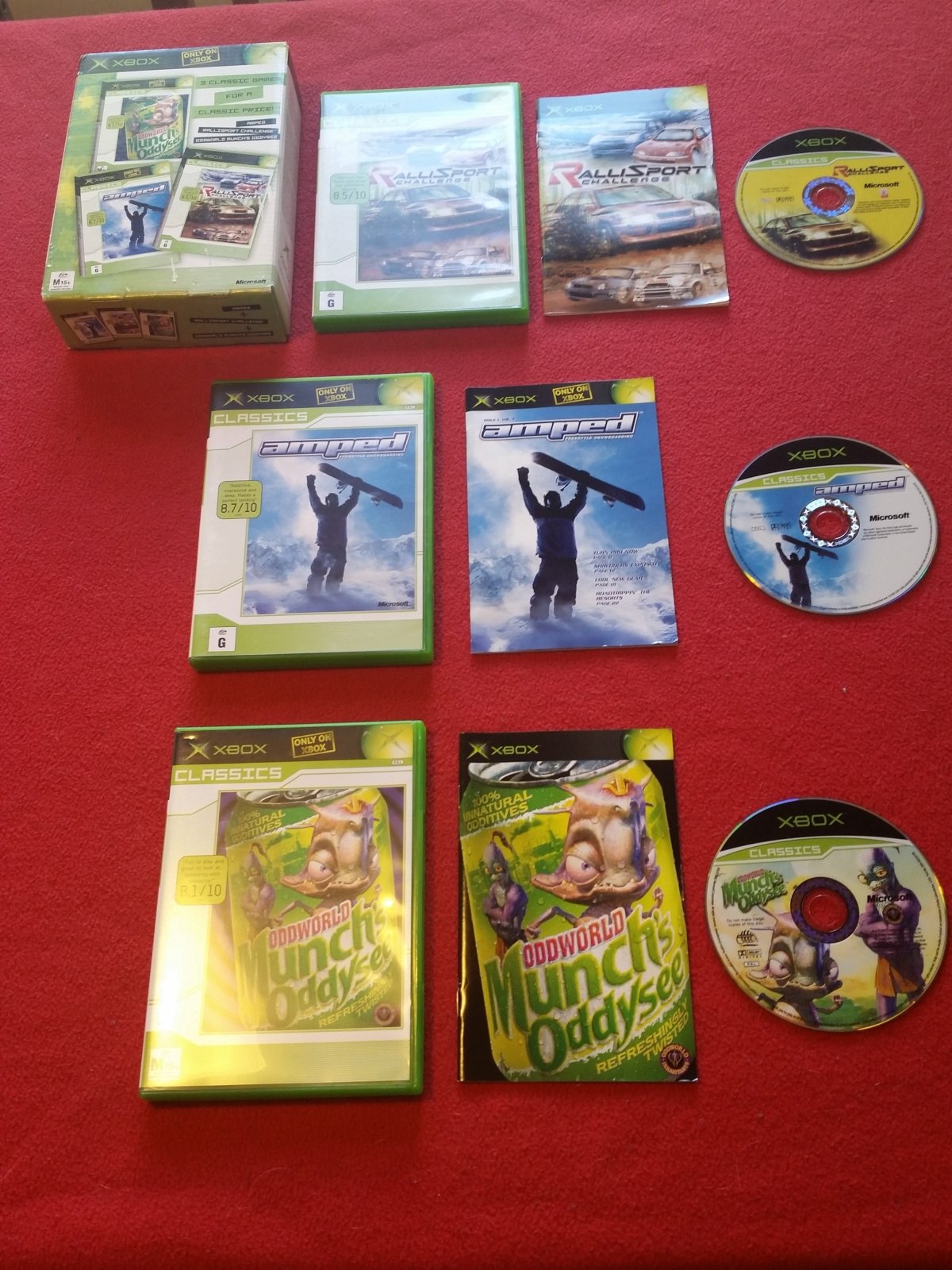 Munch's Oddysee, Amped, and Rallisport - Games - Xbox, Games, Action and adventure - Level Up Gaming NZ