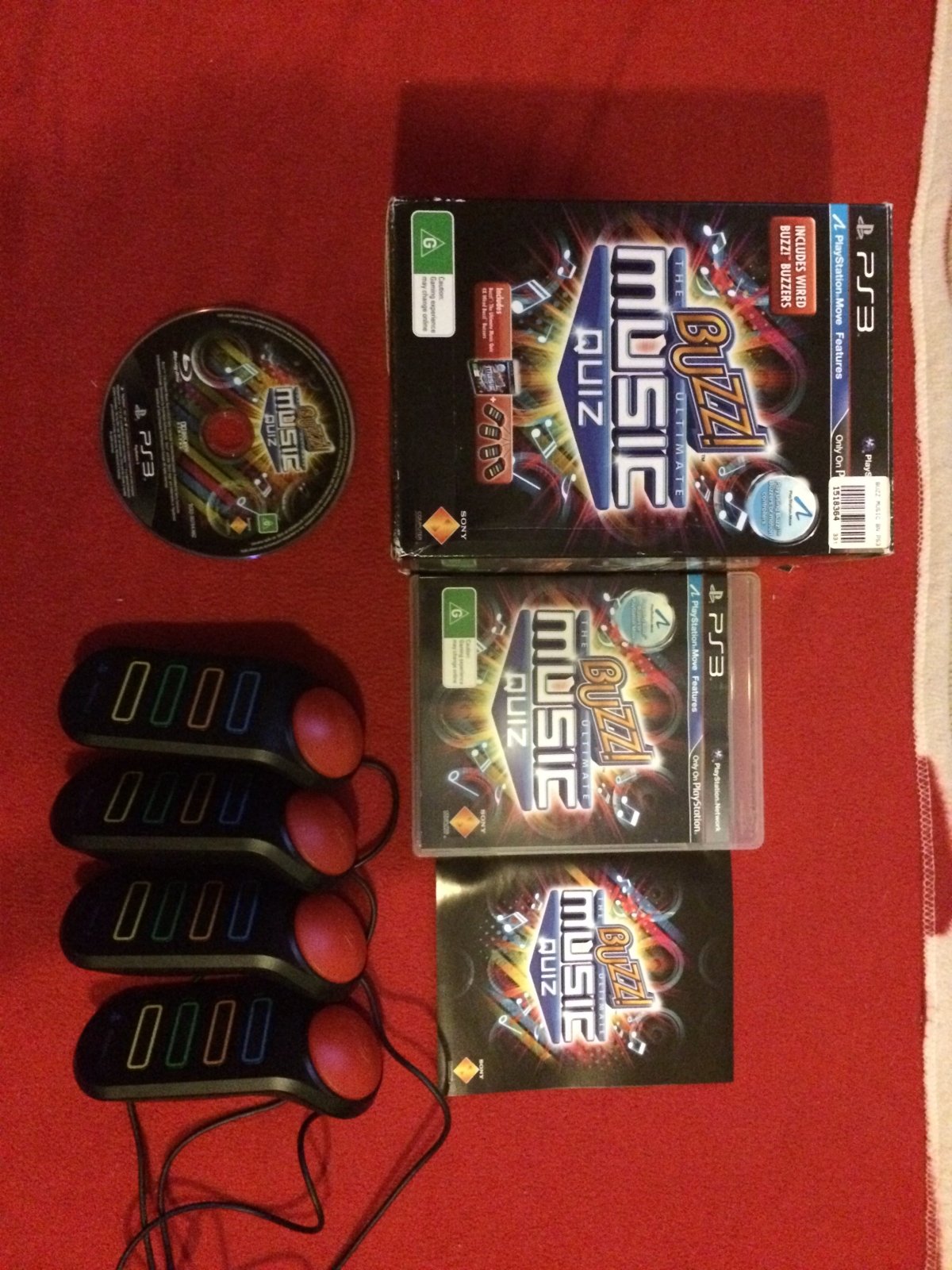 Buzz! The Ultimate Music Quiz + BUZZERS - PS3 - PlayStation 3, Games, Music and party - Level Up Gaming NZ