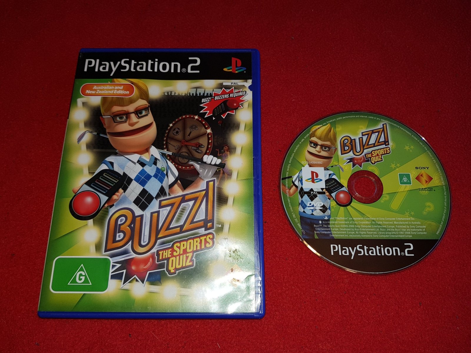 Buzz!: The Sports Quiz - PS2 Game - PlayStation 2, Games, Music and party - Level Up Gaming NZ