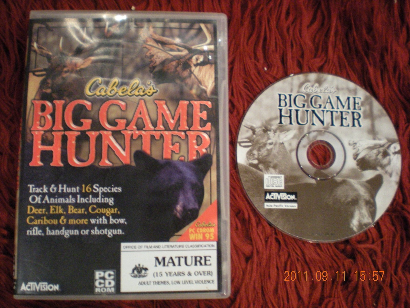 Cabela's Big Game Hunter - '98 PC Game - PC games, Sports - Level Up Gaming NZ