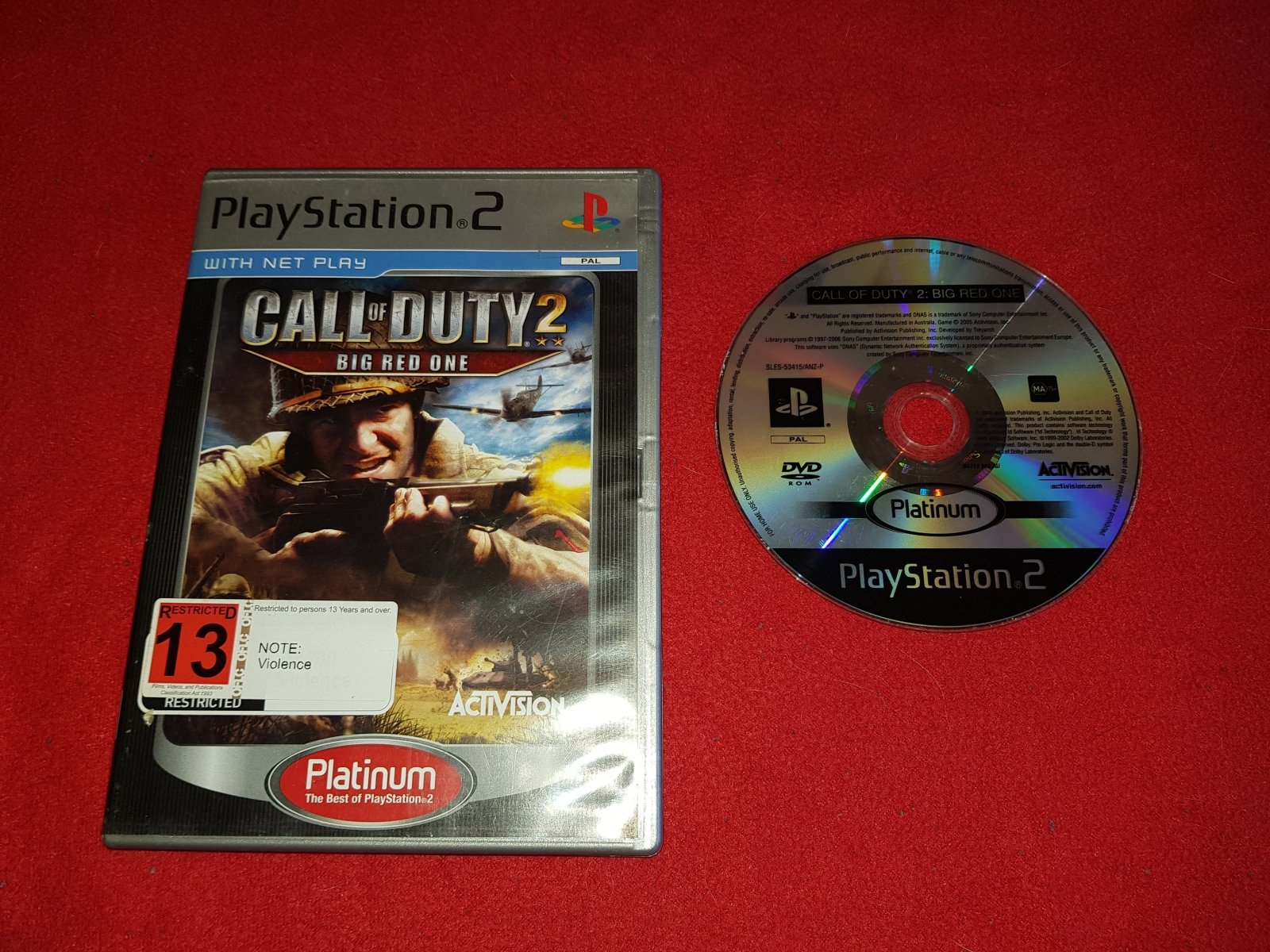 Call of Duty 2: Big Red One - PS2 Game - PlayStation 2, Games, Shooter - Level Up Gaming NZ