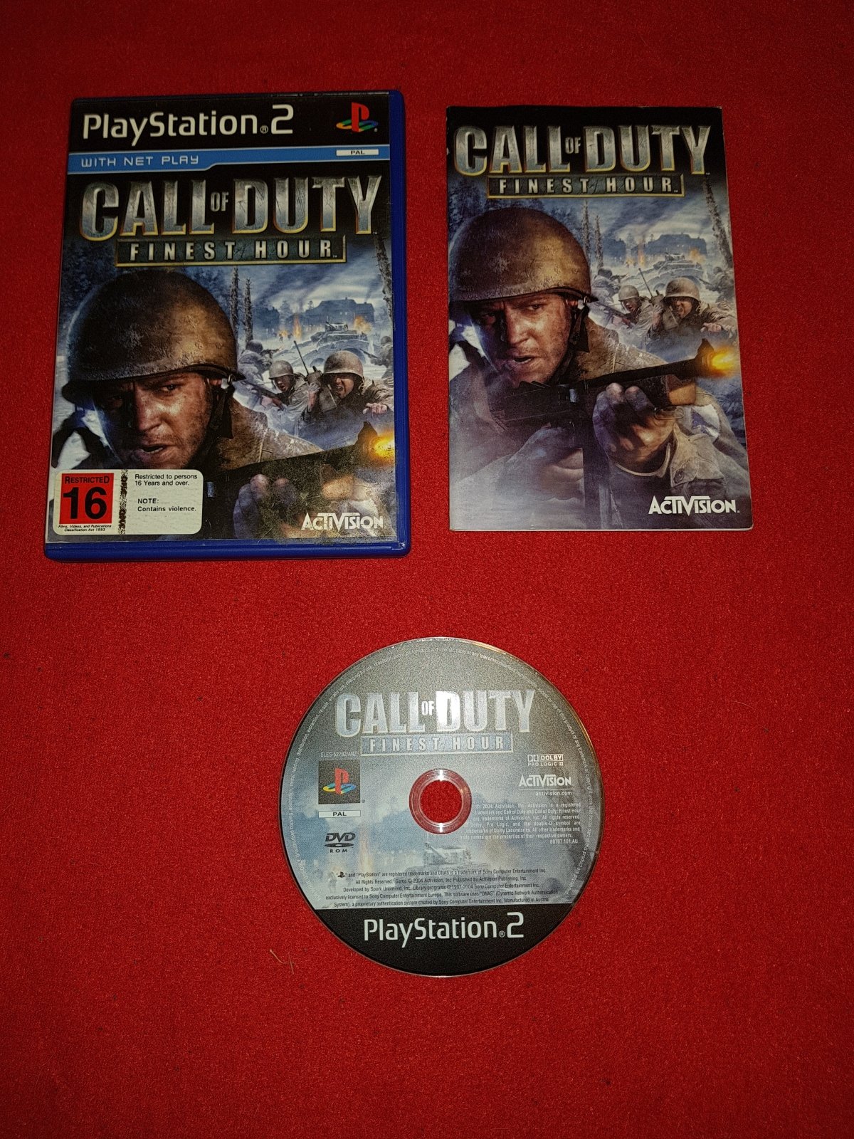 Call of Duty: Finest Hour - PS2 Game - PlayStation 2, Games, Shooter - Level Up Gaming NZ
