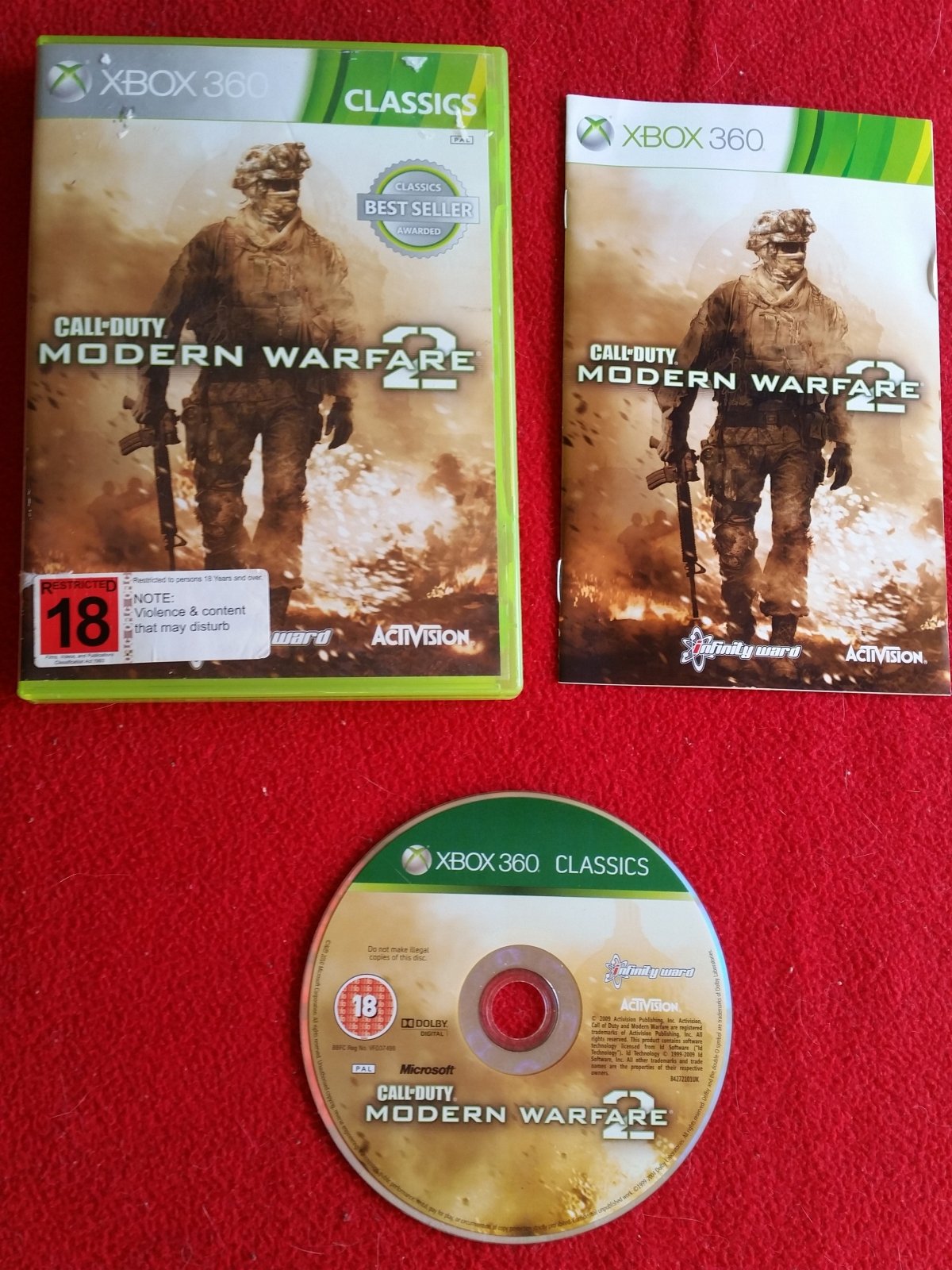 Call of Duty: Modern Warfare 2 - 9/10 XBOX360 Game - Xbox 360, Games, Shooter - Level Up Gaming NZ