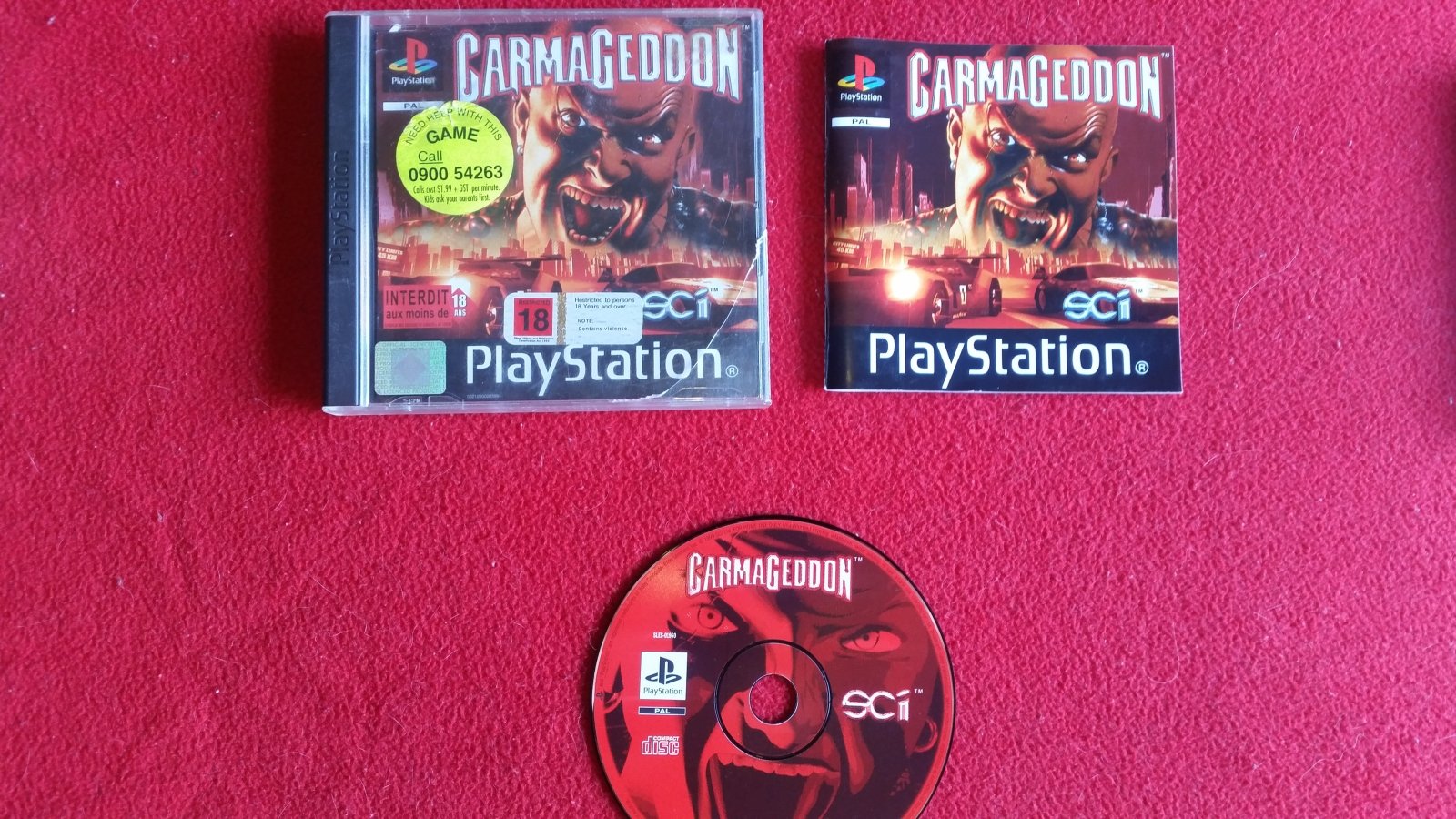 Carmageddon - RARE PS1 Game - PlayStation, Games, Driving and racing - Level Up Gaming NZ