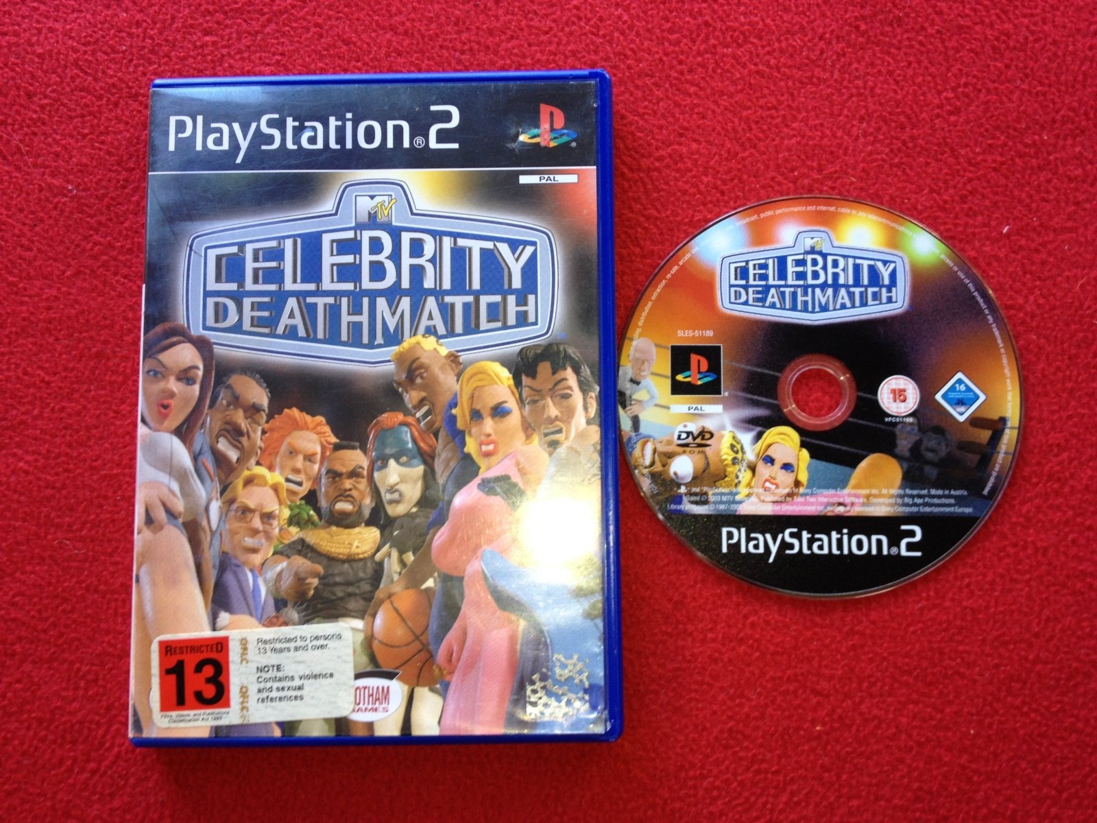 MTV's Celebrity Deathmatch - PS2 Game - PlayStation 2, Games, Fighting - Level Up Gaming NZ