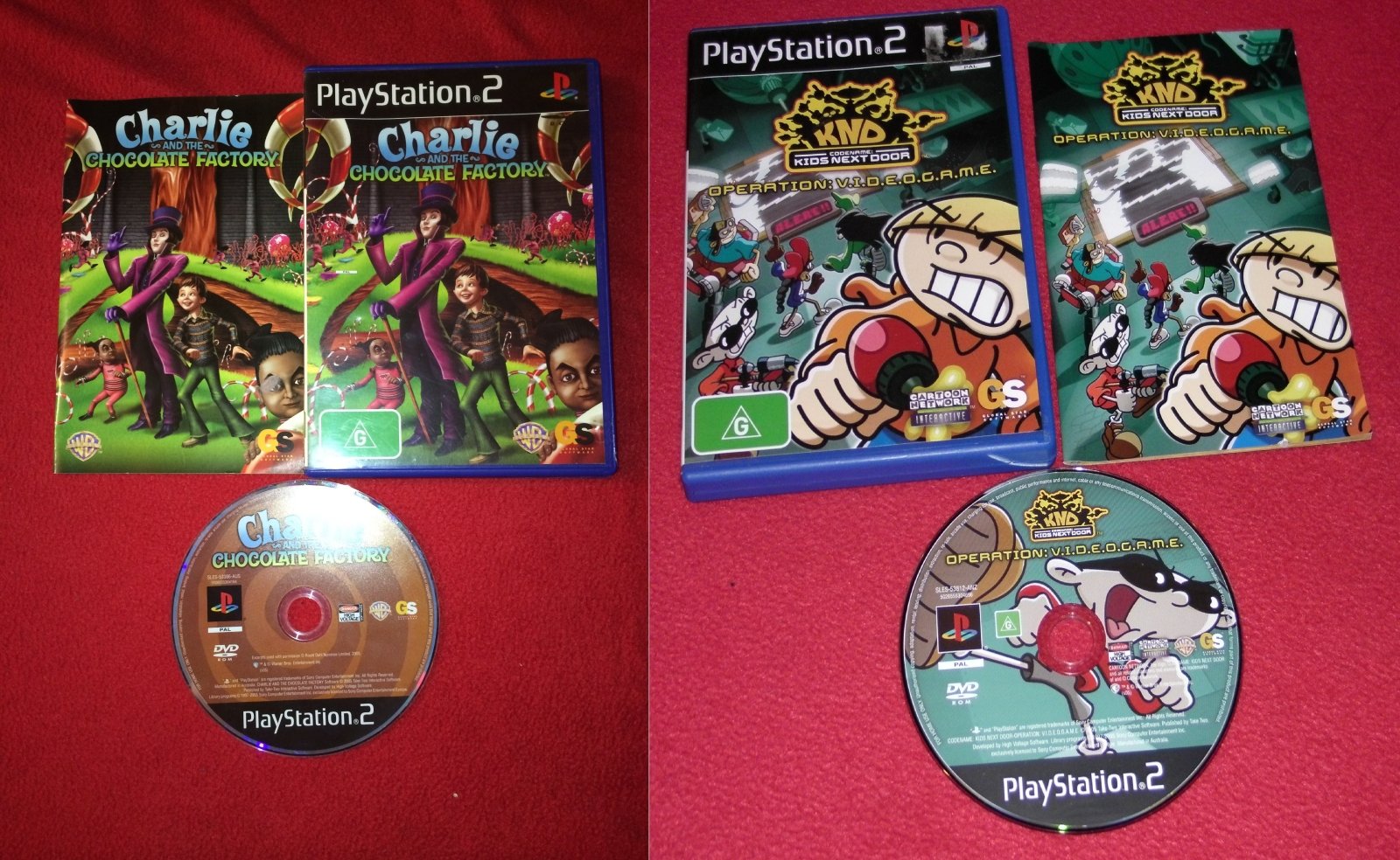 Charlie and the Chocolate AND Codename - Games - PlayStation 2, Games, Action and adventure - Level Up Gaming NZ
