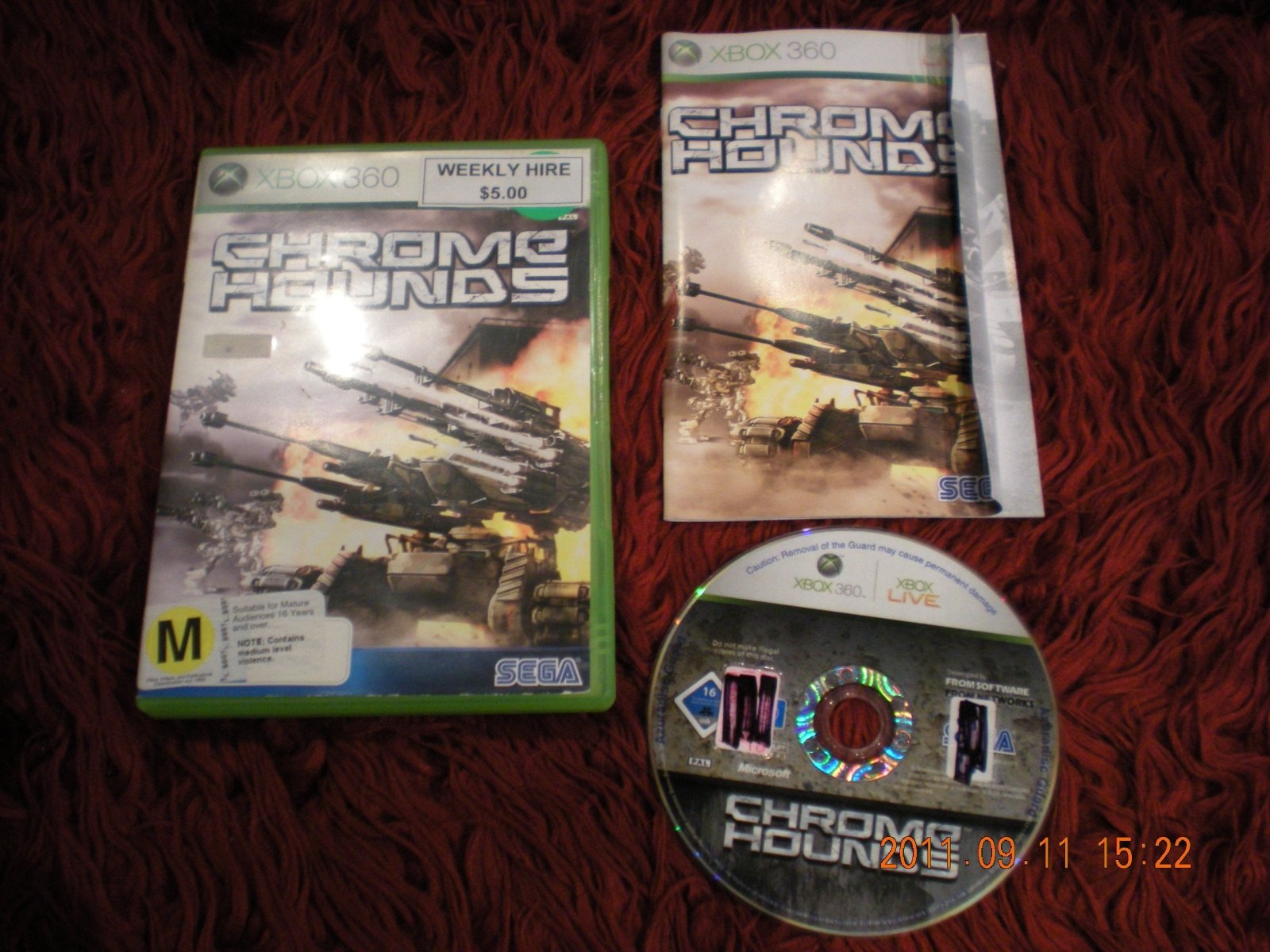 Chromehounds - XBOX360 Game - Xbox 360, Games, Action and adventure - Level Up Gaming NZ