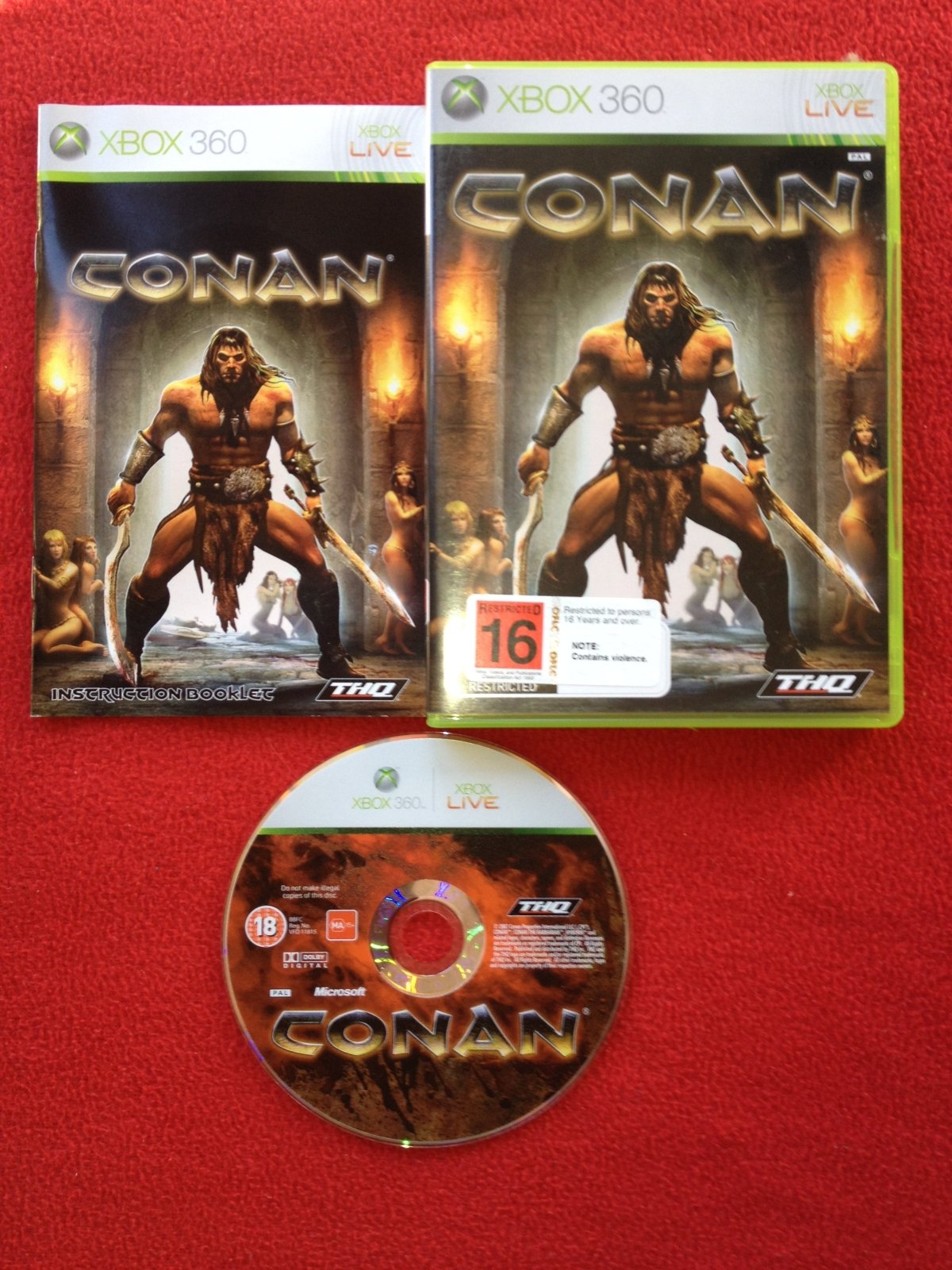 Conan - AS NEW XBOX360 Game - Xbox 360, Games, Action and adventure - Level Up Gaming NZ