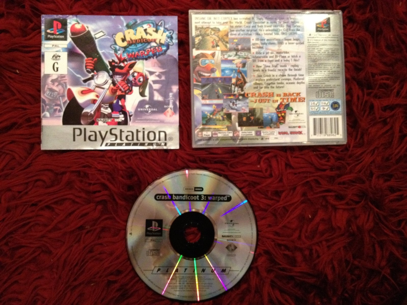 Crash Bandicoot 3: Warped - PS1 Game *RARE* - PlayStation, Games, Action and adventure - Level Up Gaming NZ
