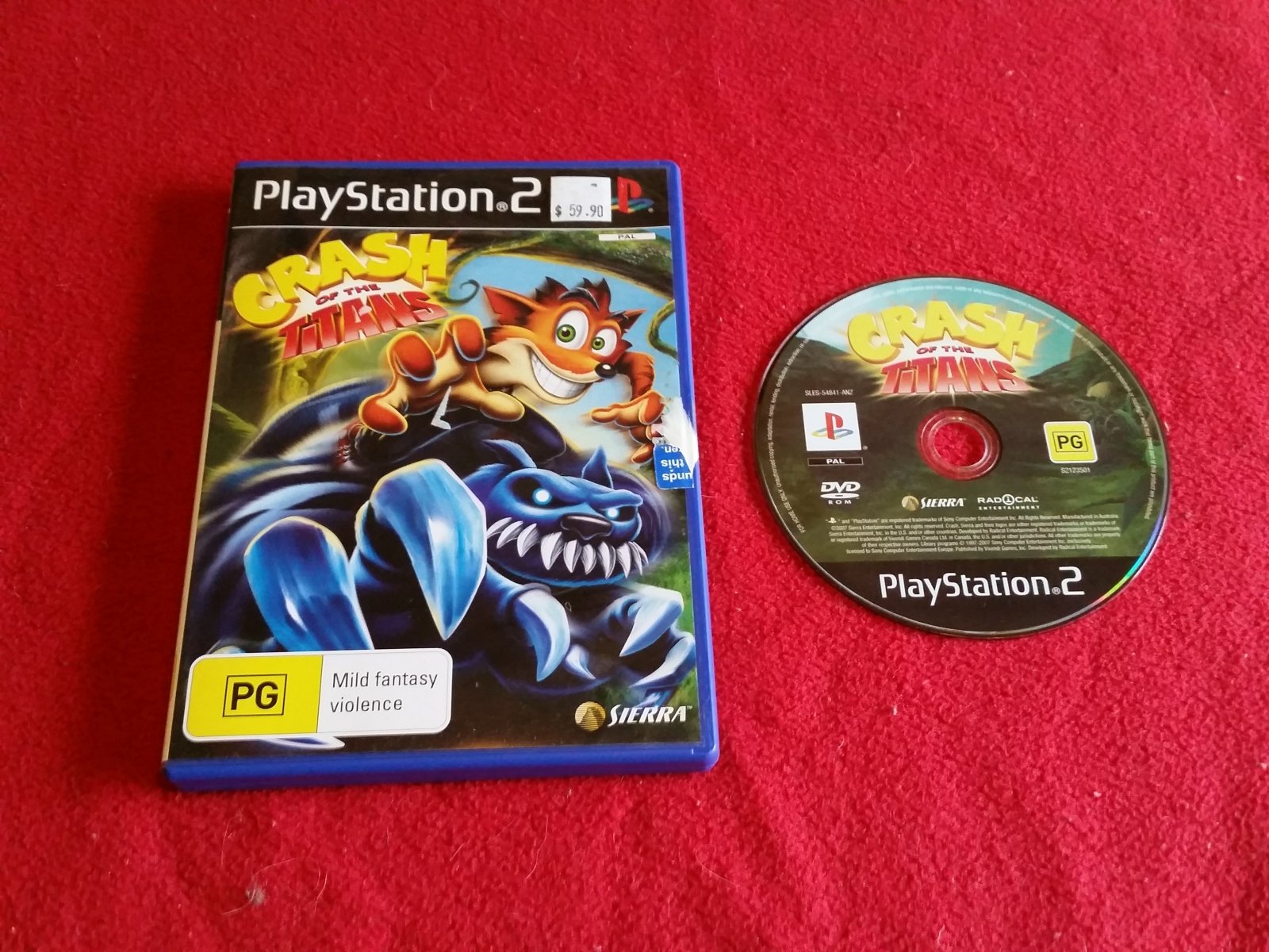 Crash of the Titans - PS2 Game - PlayStation 2, Games, Action and adventure - Level Up Gaming NZ