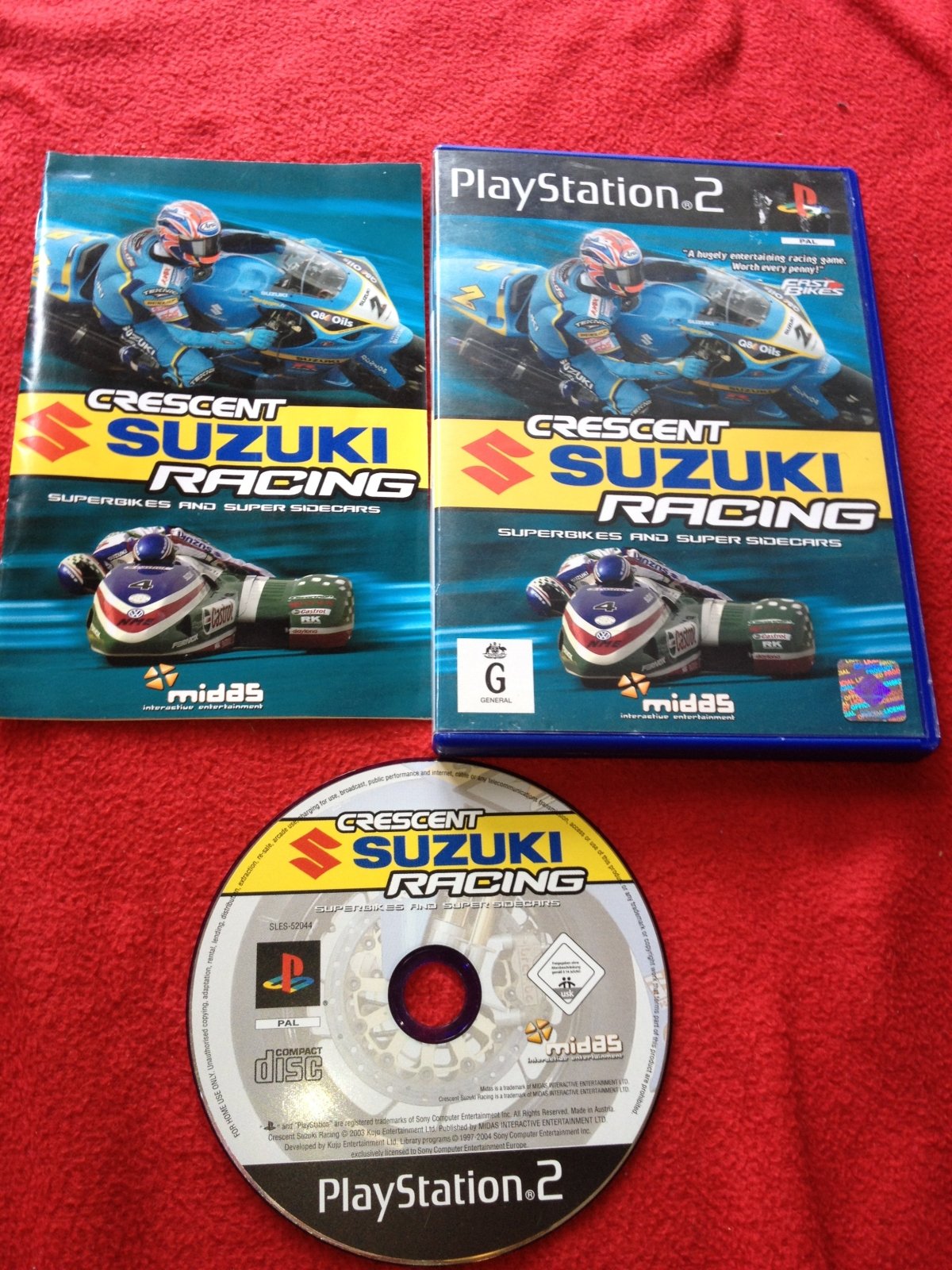 Crescent Suzuki Racing - PS2 Game - PlayStation 2, Games, Driving and racing - Level Up Gaming NZ