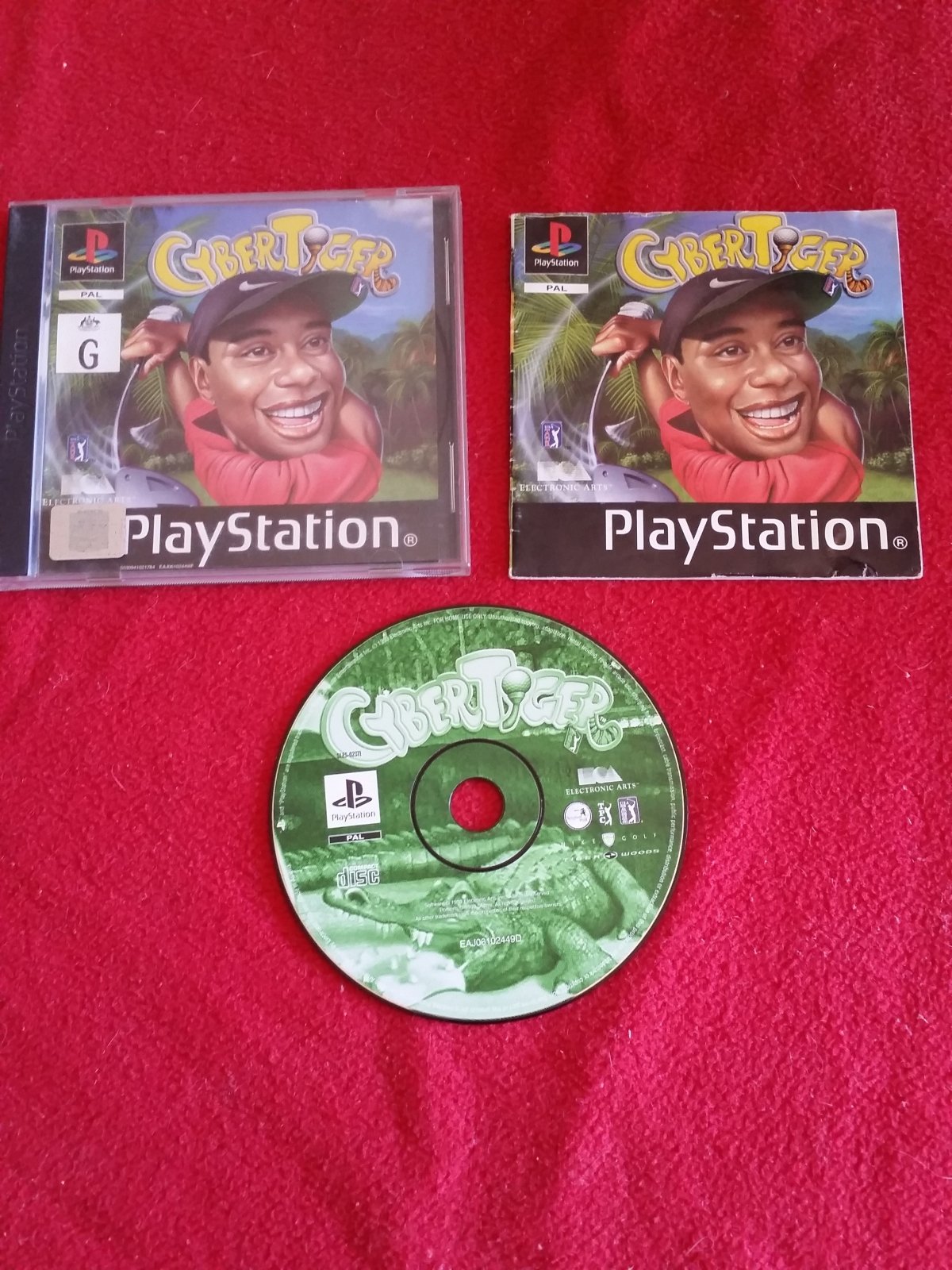 Cyber Tiger - PS1 Game - PlayStation, Games, Sports - Level Up Gaming NZ