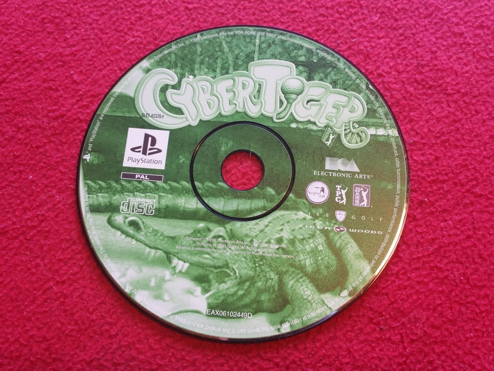 Cyber Tiger - PS1 Game - PlayStation, Games, Sports - Level Up Gaming NZ