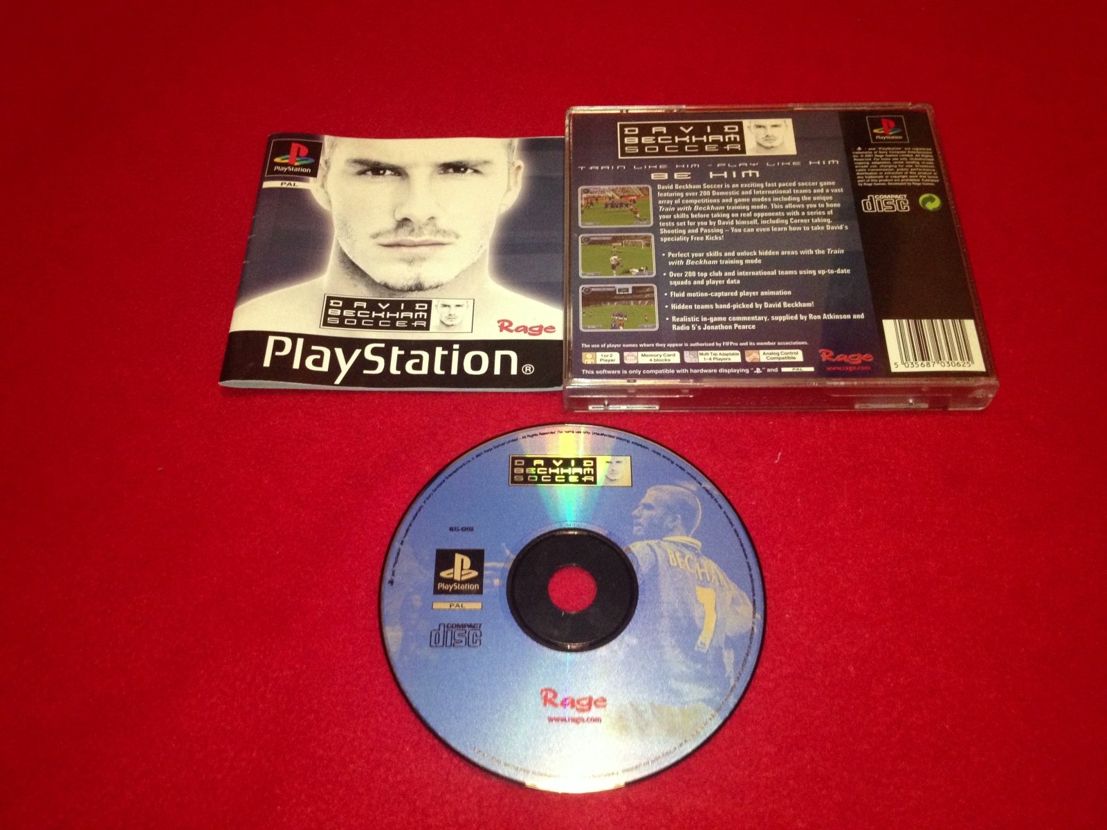 David Beckham Soccer - PS1 Game - PlayStation, Games, Sports - Level Up Gaming NZ