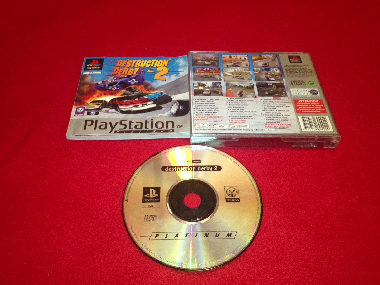Destruction Derby 2 - PS1 Game - PlayStation, Games, Driving and racing - Level Up Gaming NZ