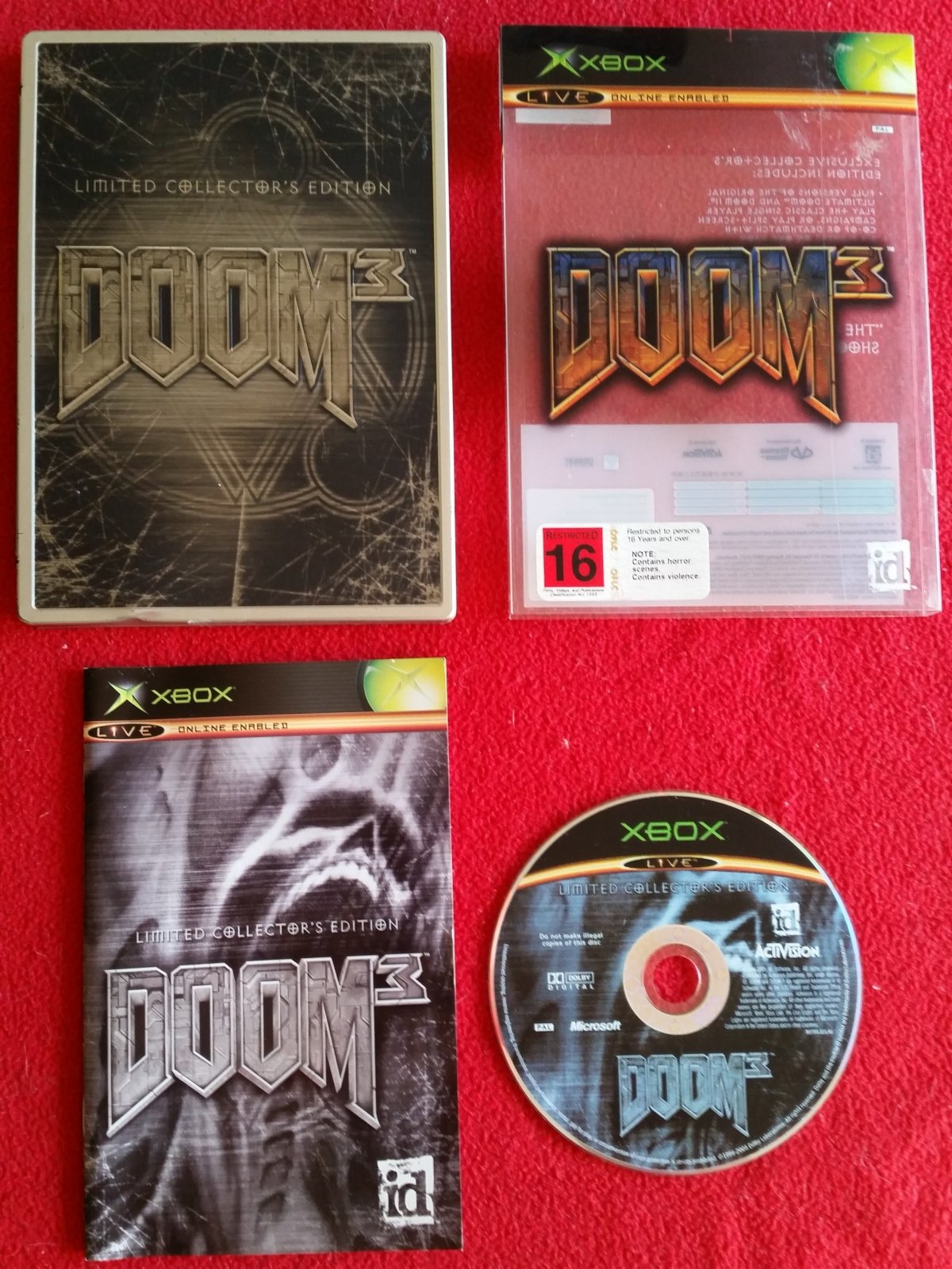 DOOM 3 Limited Collector's Edition - RARE XBOX - Xbox, Games, Shooter - Level Up Gaming NZ
