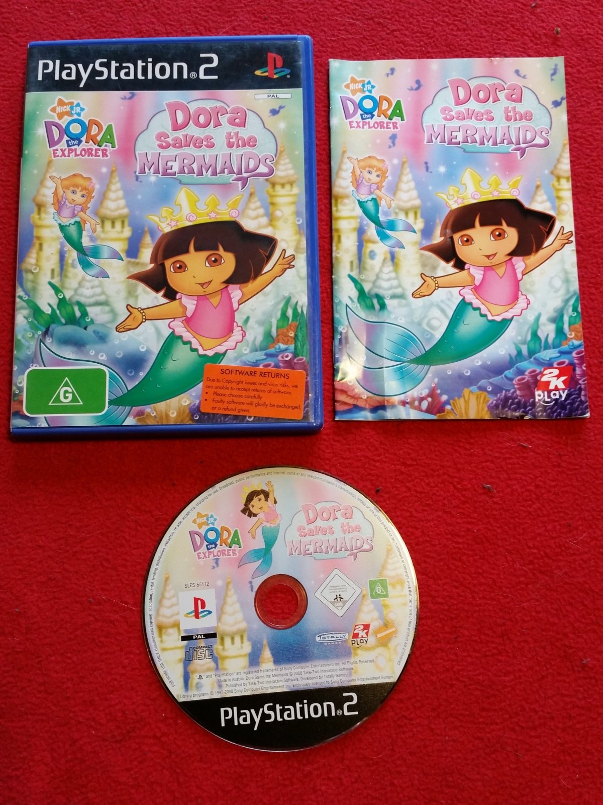 Dora Saves the Mermaids - PS2 Game - PlayStation 2, Games, Kids and educational - Level Up Gaming NZ