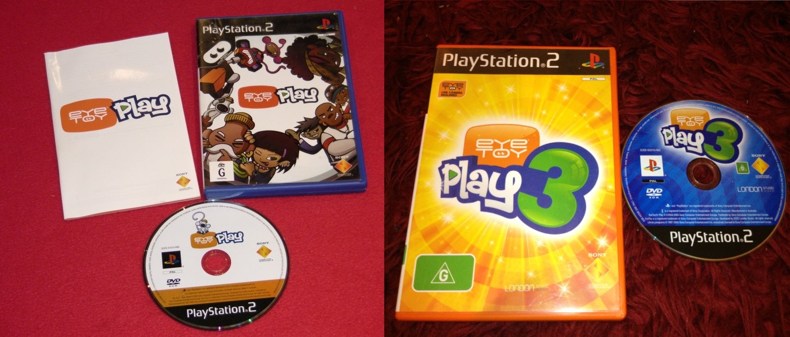 EyeToy: Play AND EyeToy: Play 3 - PS2 Games - PlayStation 2, Games, Music and party - Level Up Gaming NZ