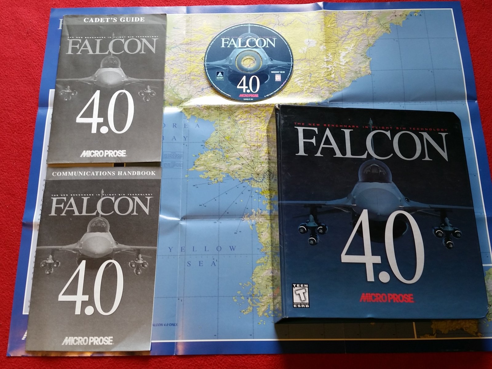 Falcon 4.0 - RARE PC Game WITH HUGE MANUAL - PC games, Simulation - Level Up Gaming NZ