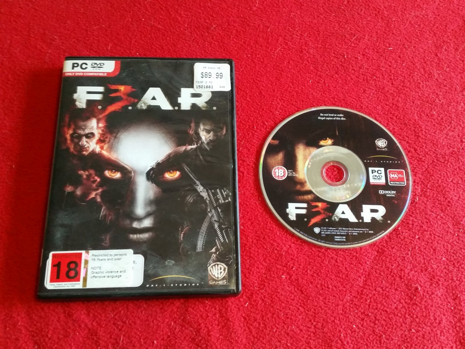 FEAR 3 - 8/10! PC Game - PC games, Shooter - Level Up Gaming NZ