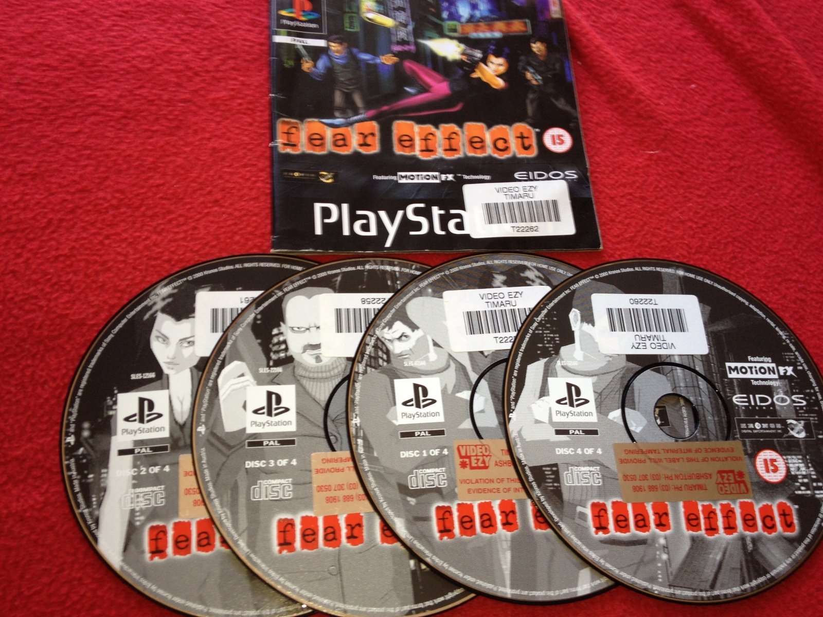 Fear Effect - RARE PS1 Game - PlayStation, Games, Action and adventure - Level Up Gaming NZ