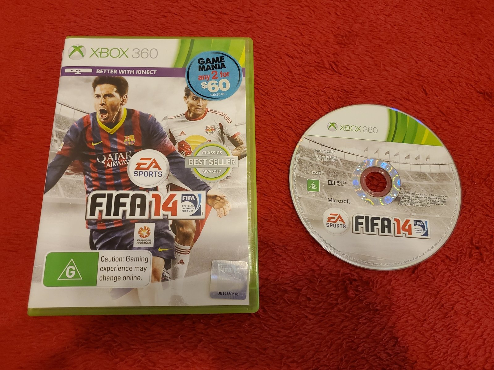 FIFA 14 - 9/10 XBOX360 Game - Xbox 360, Games, Sports - Level Up Gaming NZ