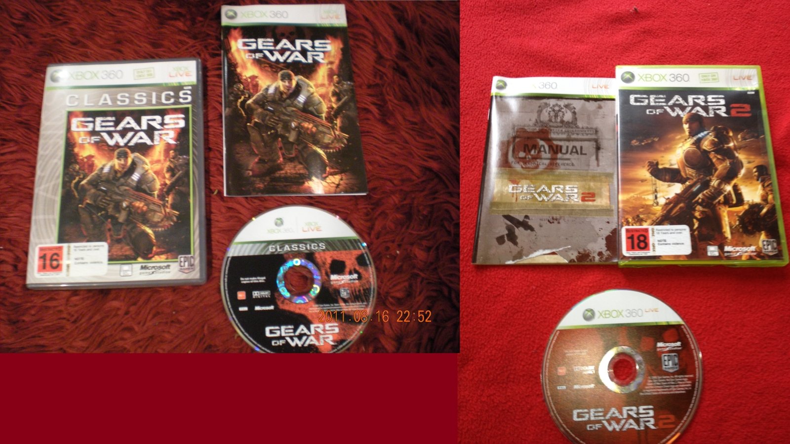 Gears of War 1 and Gears of War 2! - Games - Xbox 360, Games, Shooter - Level Up Gaming NZ