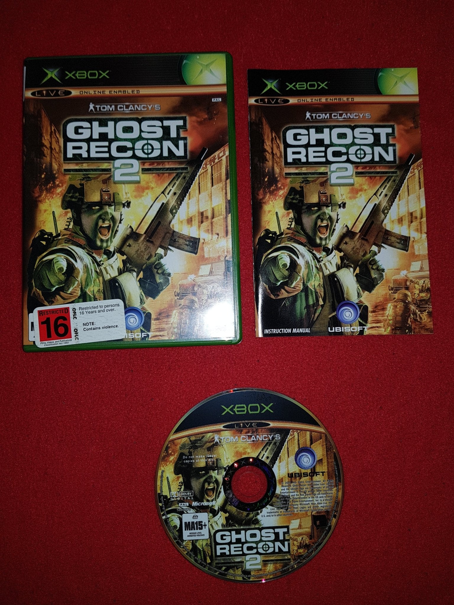 Tom Clancy's Ghost Recon 2 - XBOX Game - Xbox - Xbox, Games, Shooter - Level Up Gaming NZ