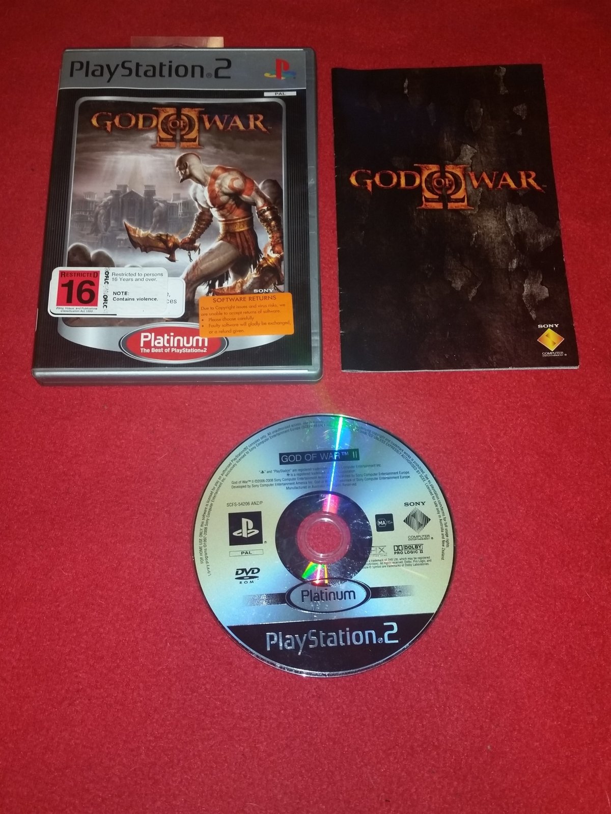 God of War 2 - 9.2/10! AS NEW PS2 Game - PlayStation 2, Games, Action and adventure - Level Up Gaming NZ