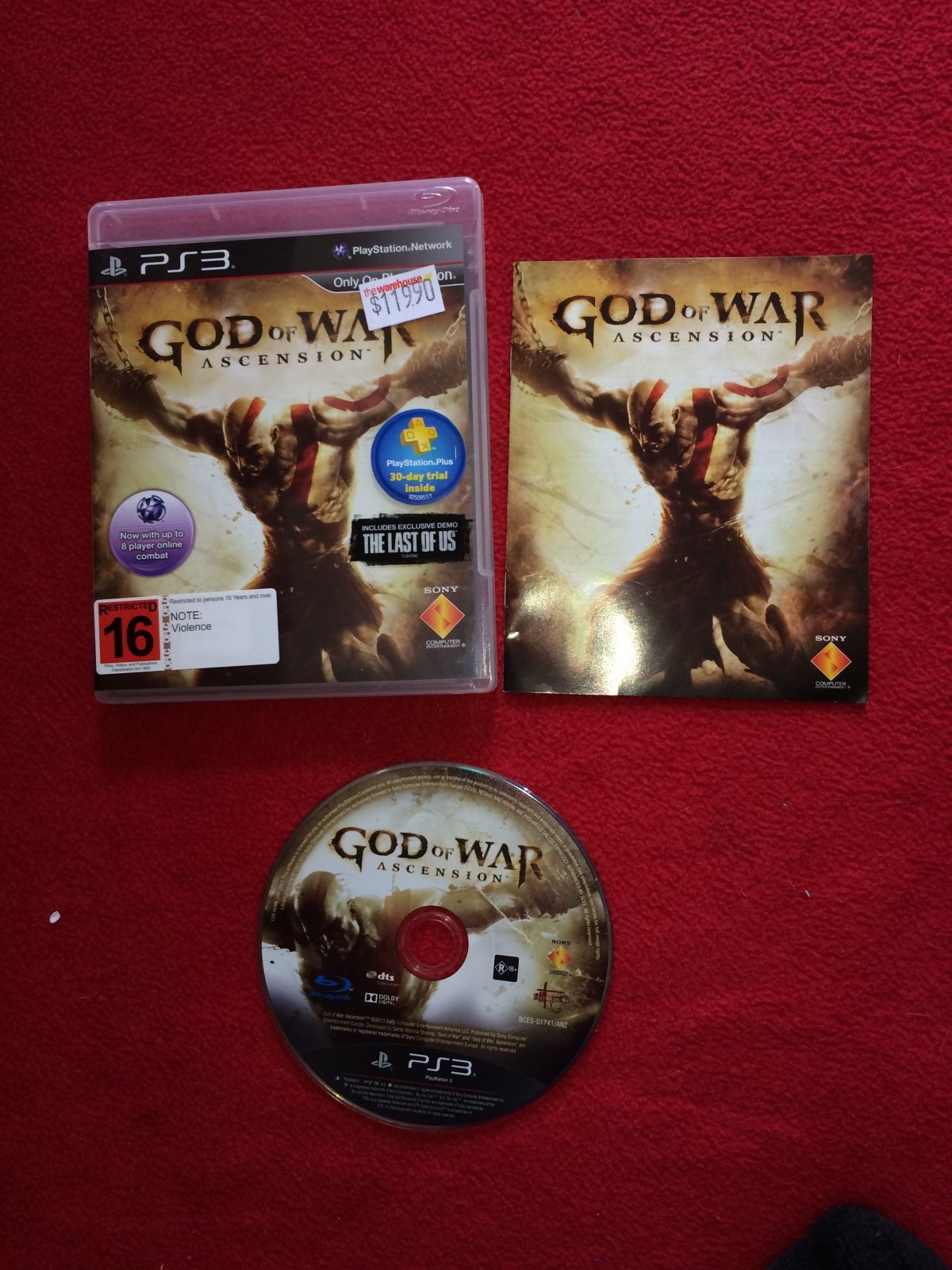 God of War: Ascension - PS3 Game - PlayStation 3, Games, Action and adventure - Level Up Gaming NZ