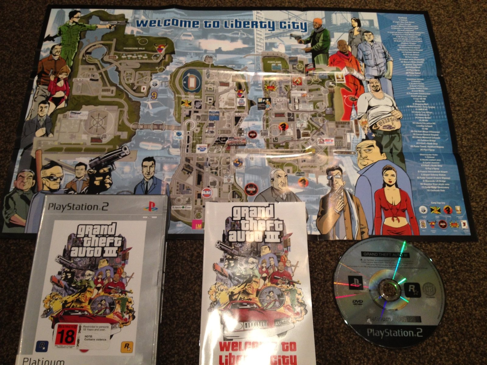 Grand Theft Auto 3 WITH MAP - 9.6/10! PS2 Game - PlayStation 2, Games, Action and adventure - Level Up Gaming NZ